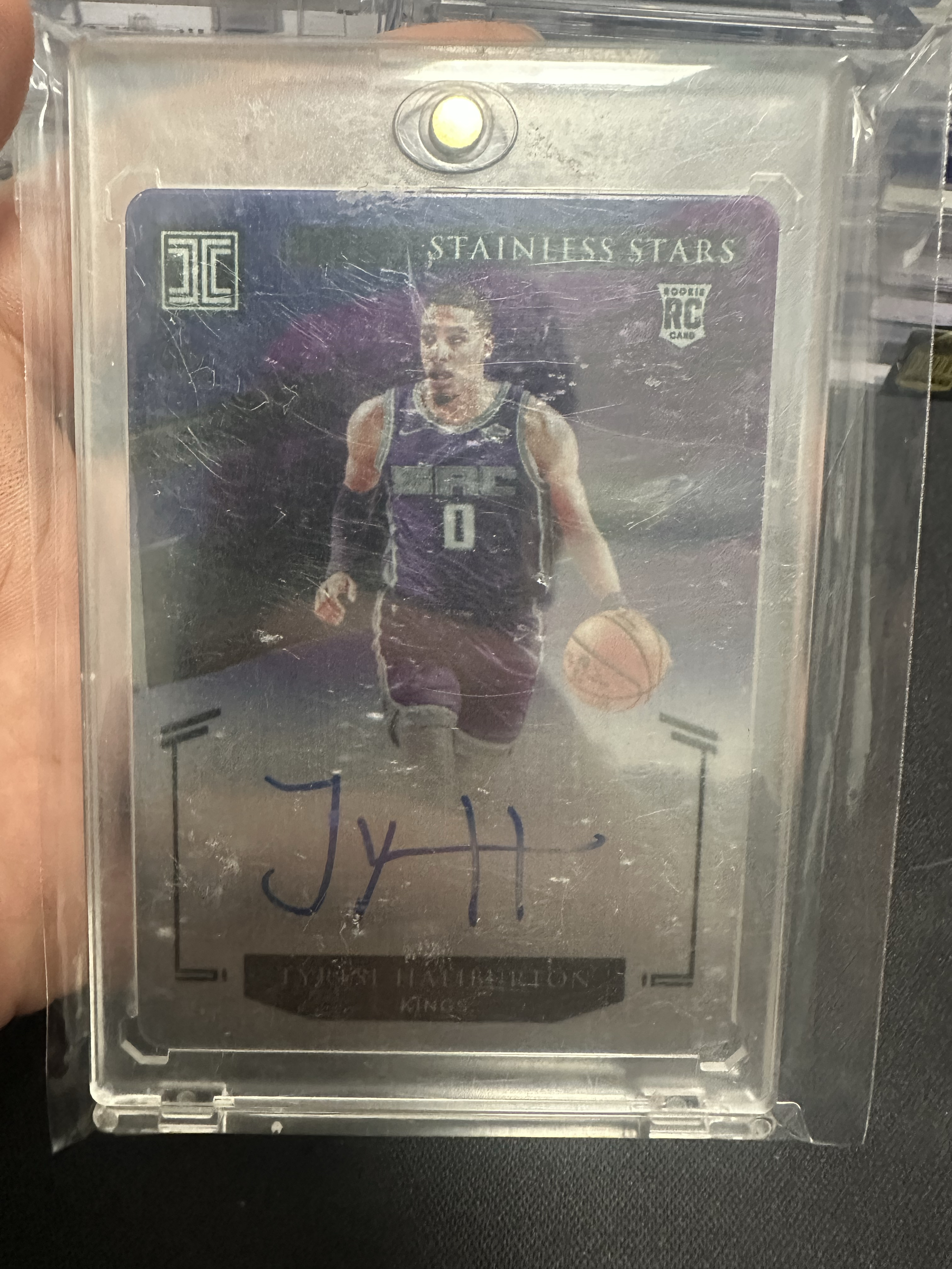 2020-21 Panini Impeccable Tyrese Haliburton 小真金 国王 哈利伯顿 哈里伯顿 新秀RC 铁板签字 卡签 /75编 助攻王 gue