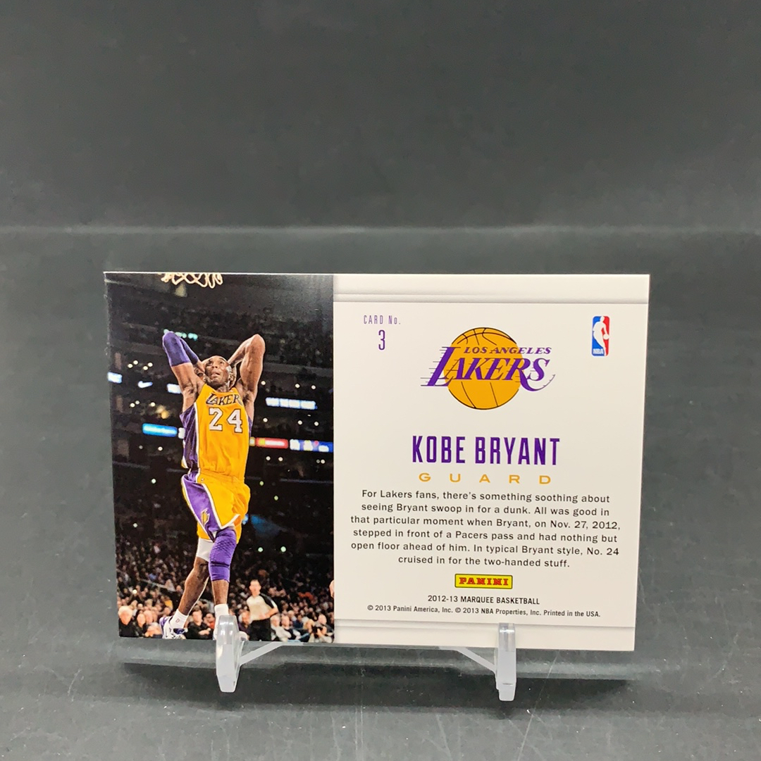 【DC拍卖】11.20. CR7 PANINI MARQUEE 马奎系列 扣篮特卡变形虫折 经典老特 实卡美如画 kobe 名人堂传奇巨星 湖人王朝领军人物 黑曼巴 科比 布莱恩特