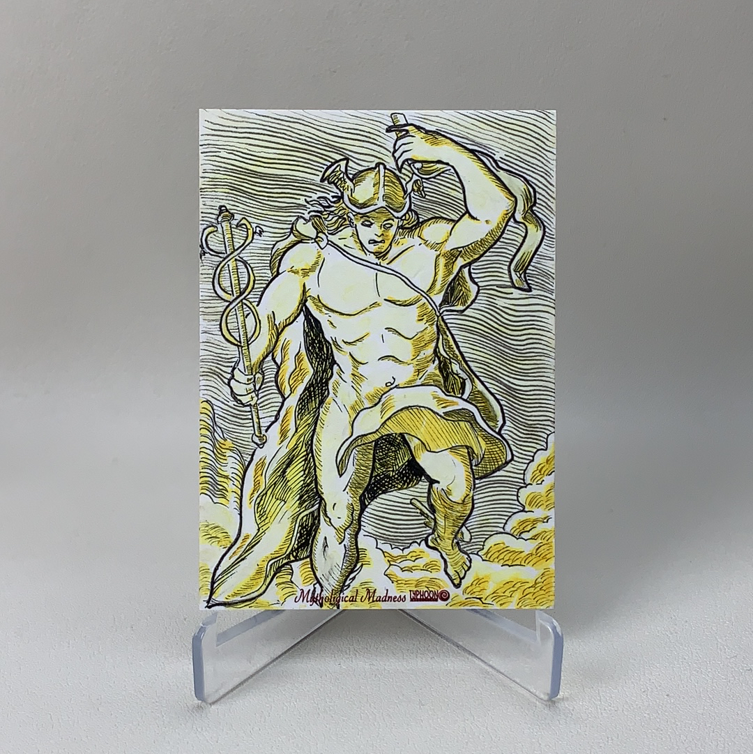 【弈卡代拍】2022 Typhoon 台风工作室 神话疯狂系列 手绘卡 1/1编 1of1 画师签名 亲笔签字 签名见背面 品相如图 凑套必备 Lee总