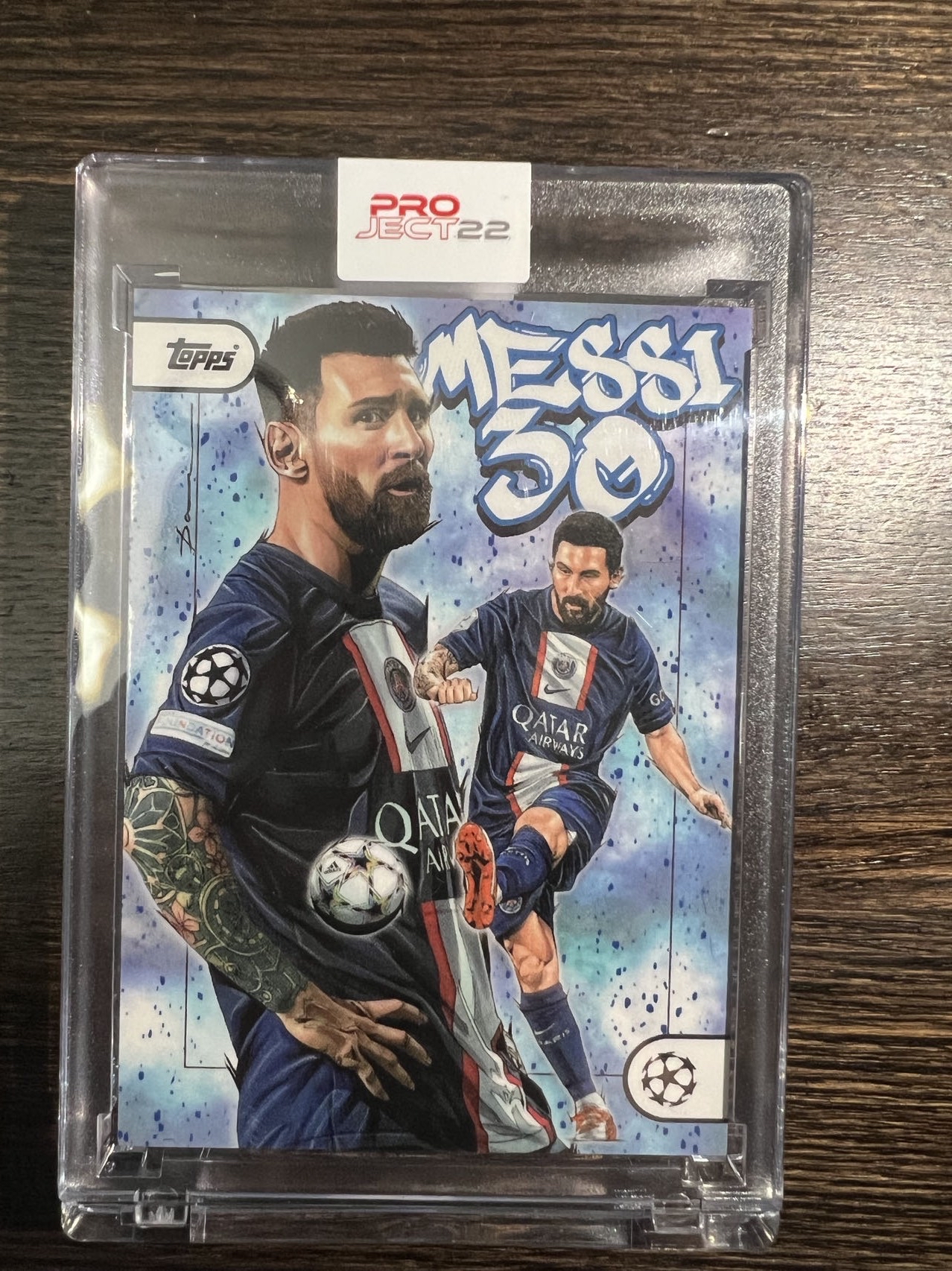 2022 Topps project 22 Lionel Messi 梅西 艺术家联名