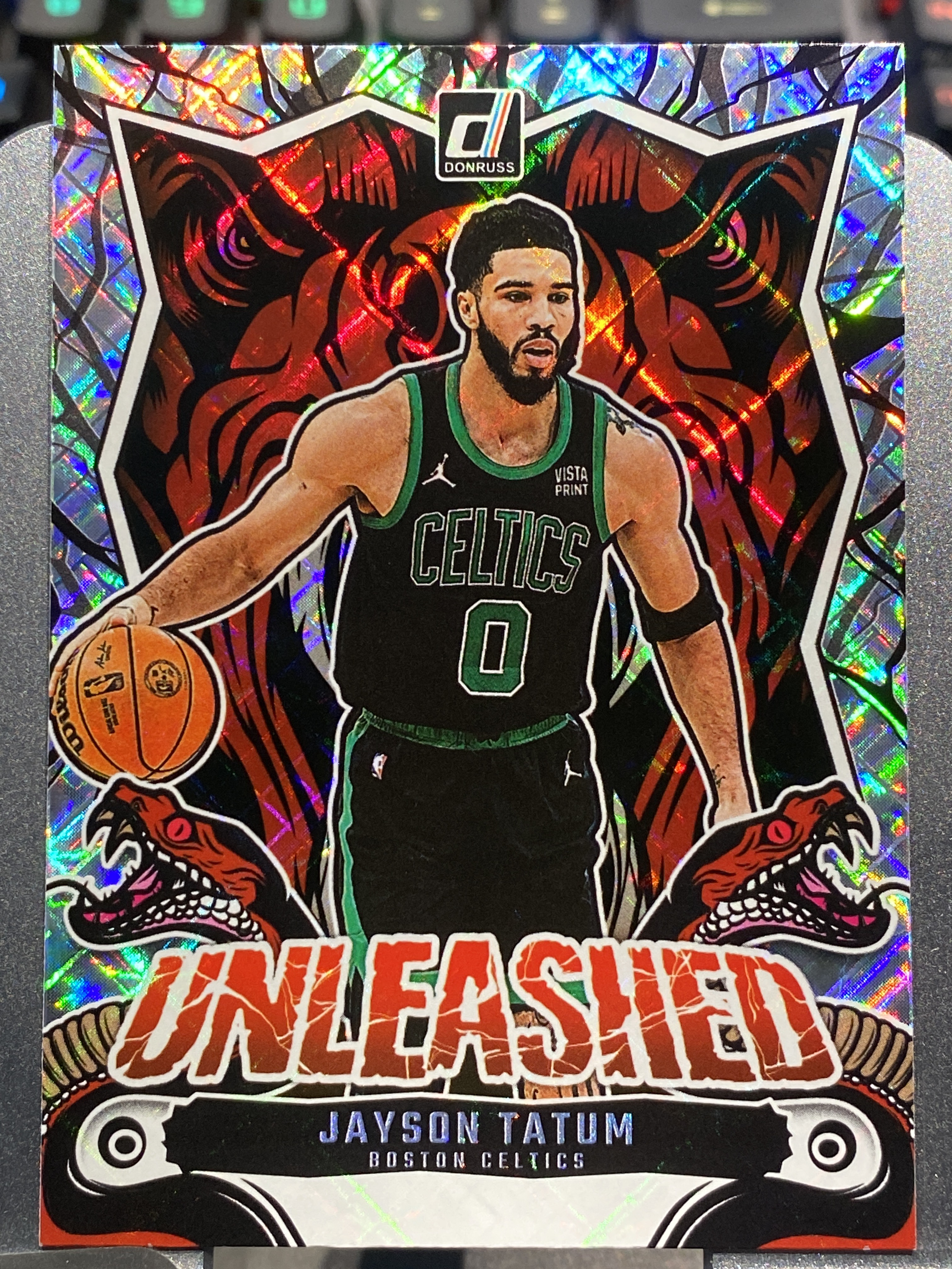 2024-25 【靓星代拍】 Donruss Jayson Tatum 杜蕾斯 凯尔特人 杰森塔图姆 绿军 钻石折 Unleashed 卡品如图 专收凑套必备 #Lx