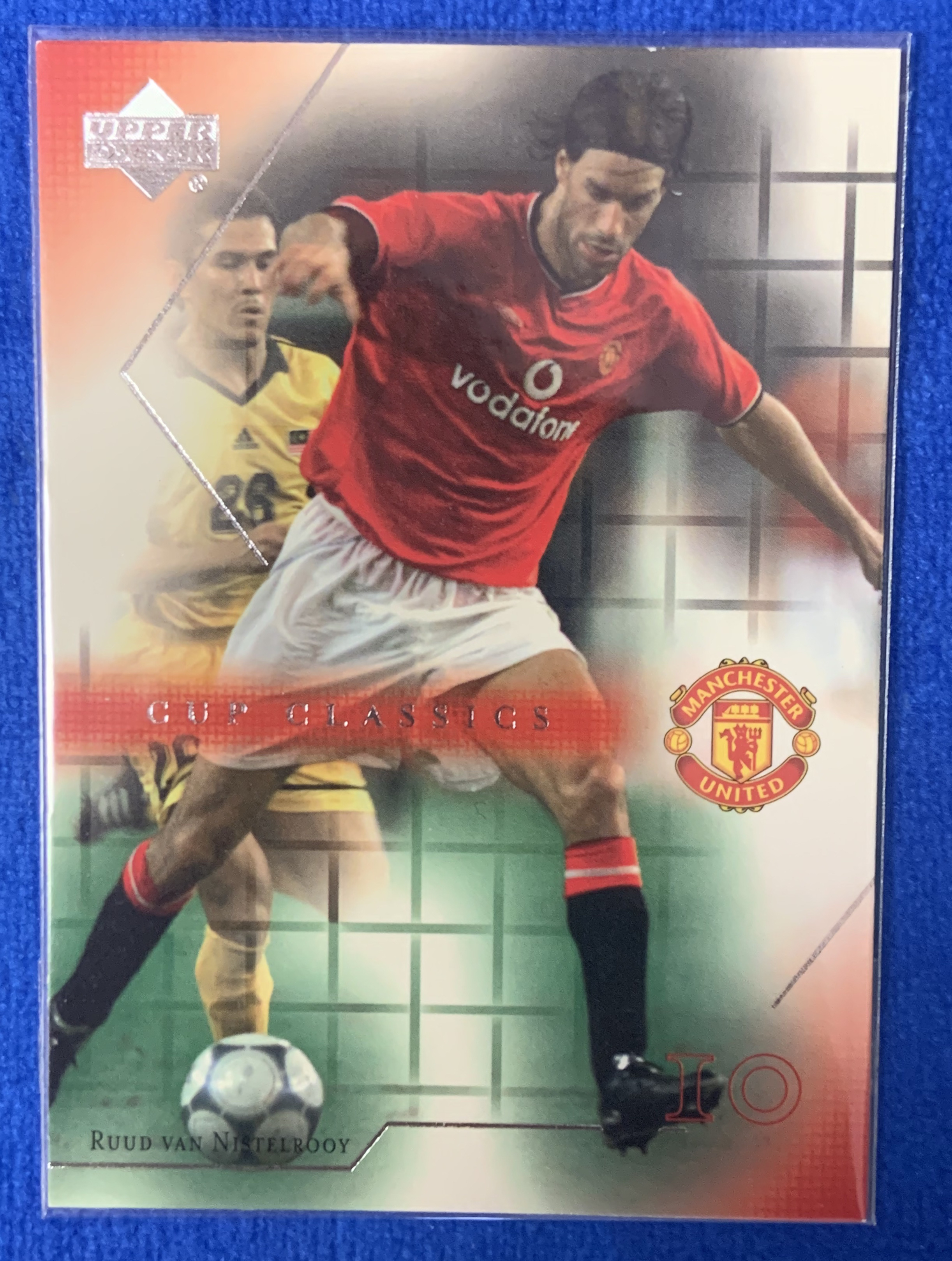 2001 Upper Deck Manchester United Ruud van Nistelrooy 亚德杯赛经典特卡 曼联 范尼斯特鲁伊 英超西甲金靴 荷兰Holland不保卡品ebay有价