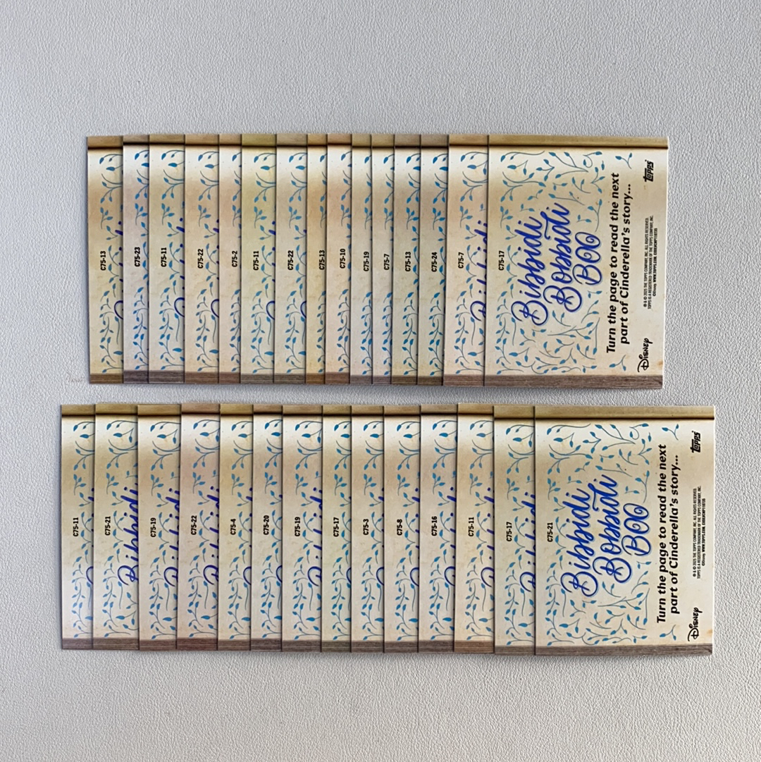 【弈卡代拍】2025 Topps Disney Wonder 元年迪士尼公主盒 灰姑娘特卡 75周年特卡 银折 折射 打包 不齐 品相如图 凑套必备 善总