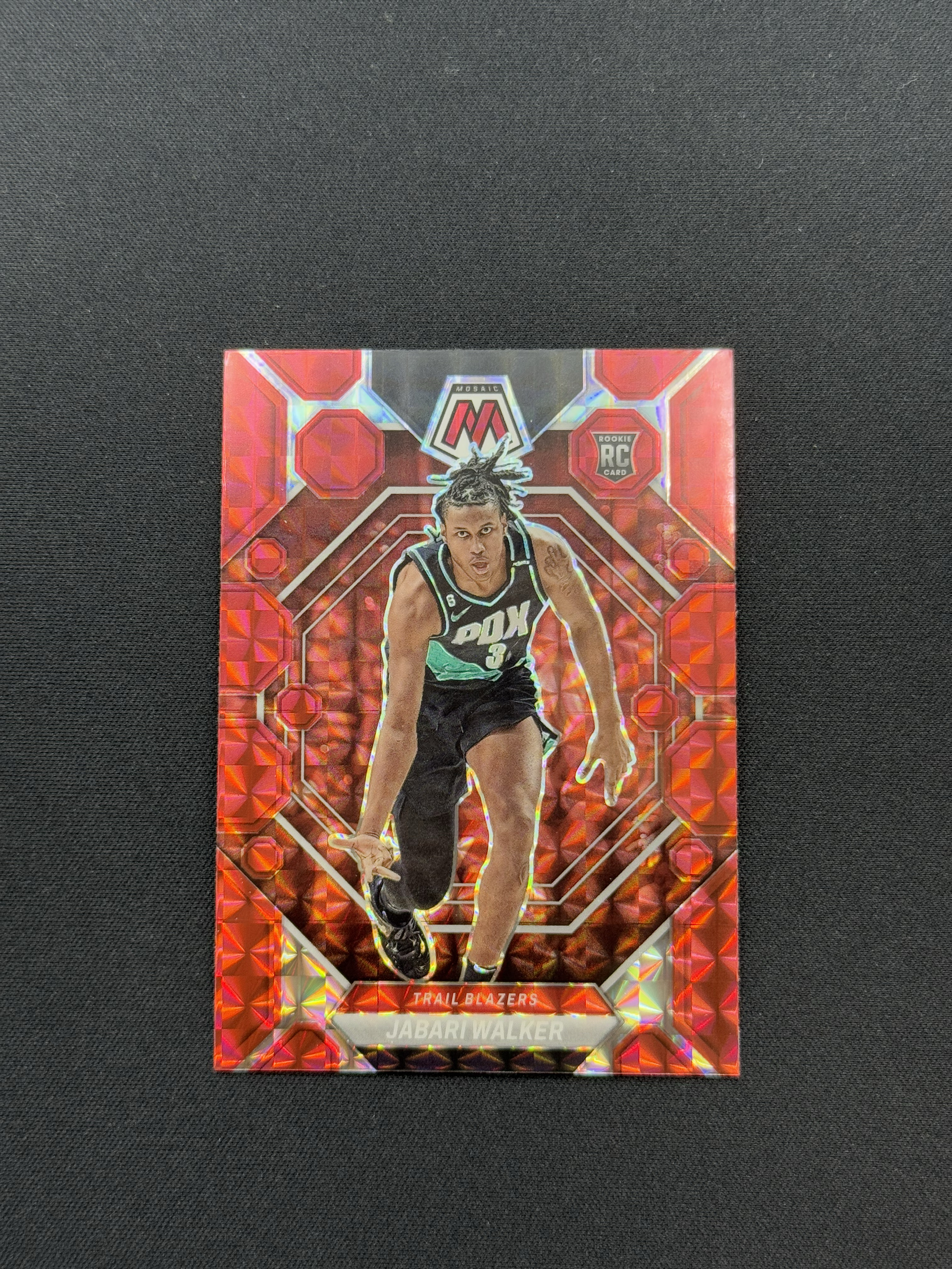 2022-23 Panini Mosaic Jabari Walker RC 【小贝代拍】NBA 马赛克 开拓者 新秀 贾巴里 沃克 红马赛克折 卡品如图 拍前看描述 HCT