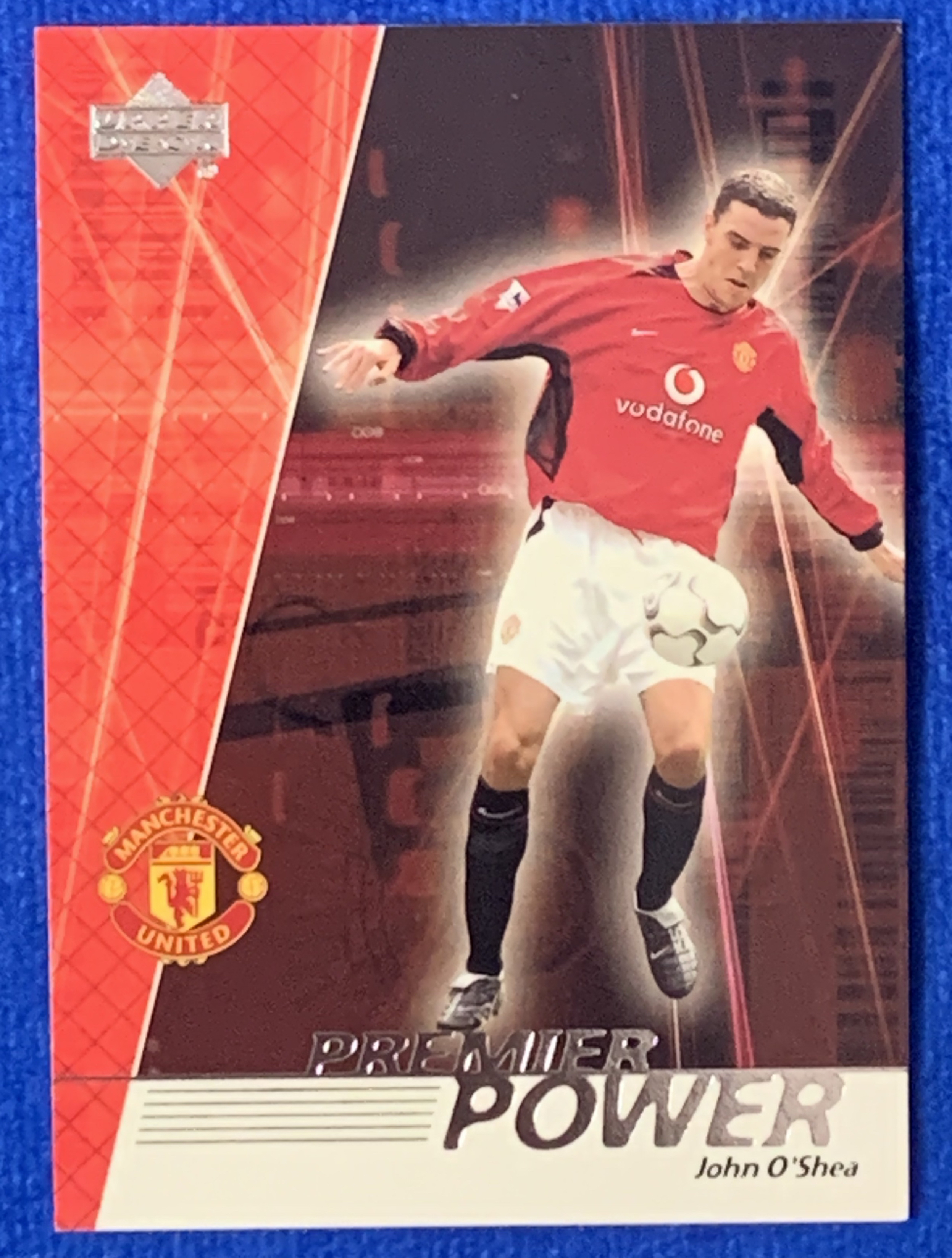 2002 Upper Deck Manchester United O‘Shea 亚德 英超力量特卡 曼联 奥谢 爱尔兰国脚Ireland 后场万金油 欧冠英超冠军 不保卡品 ebay有价