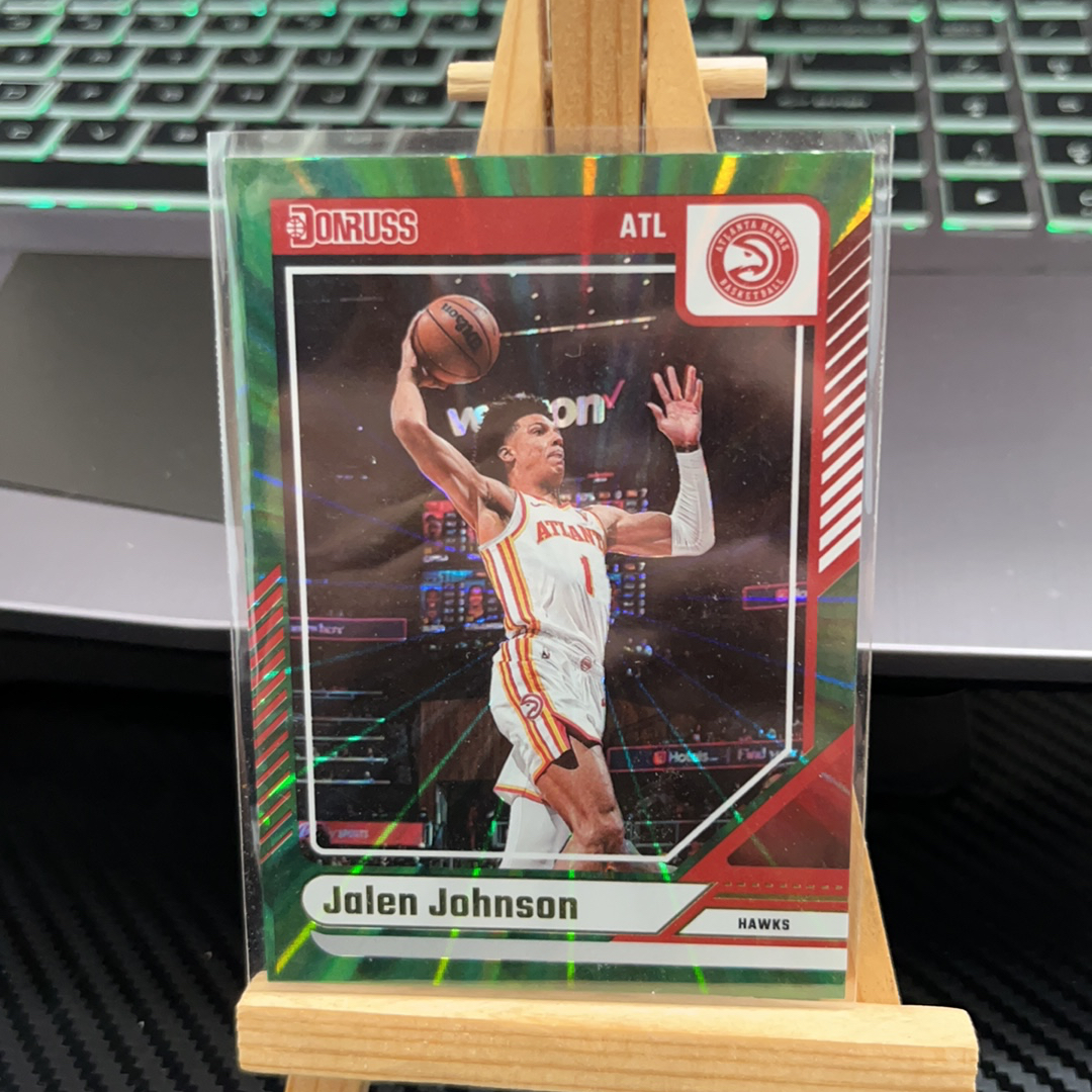 2024-25 Panini Donruss Jalen Johnson 杰伦 约翰逊 老鹰 折射 杜蕾斯 卡品如图 凑图必备 值得收藏!免费代卖!