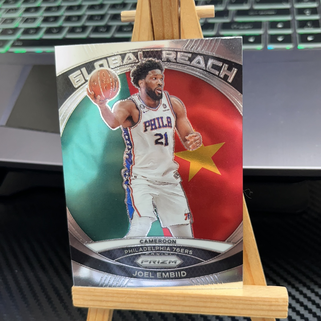 2023-24 Panini Prizm Joel Embiid 乔尔 恩比德 76人 prizm系列 特卡 pz 卡品如图 凑图必备 值得收藏!免费代卖!