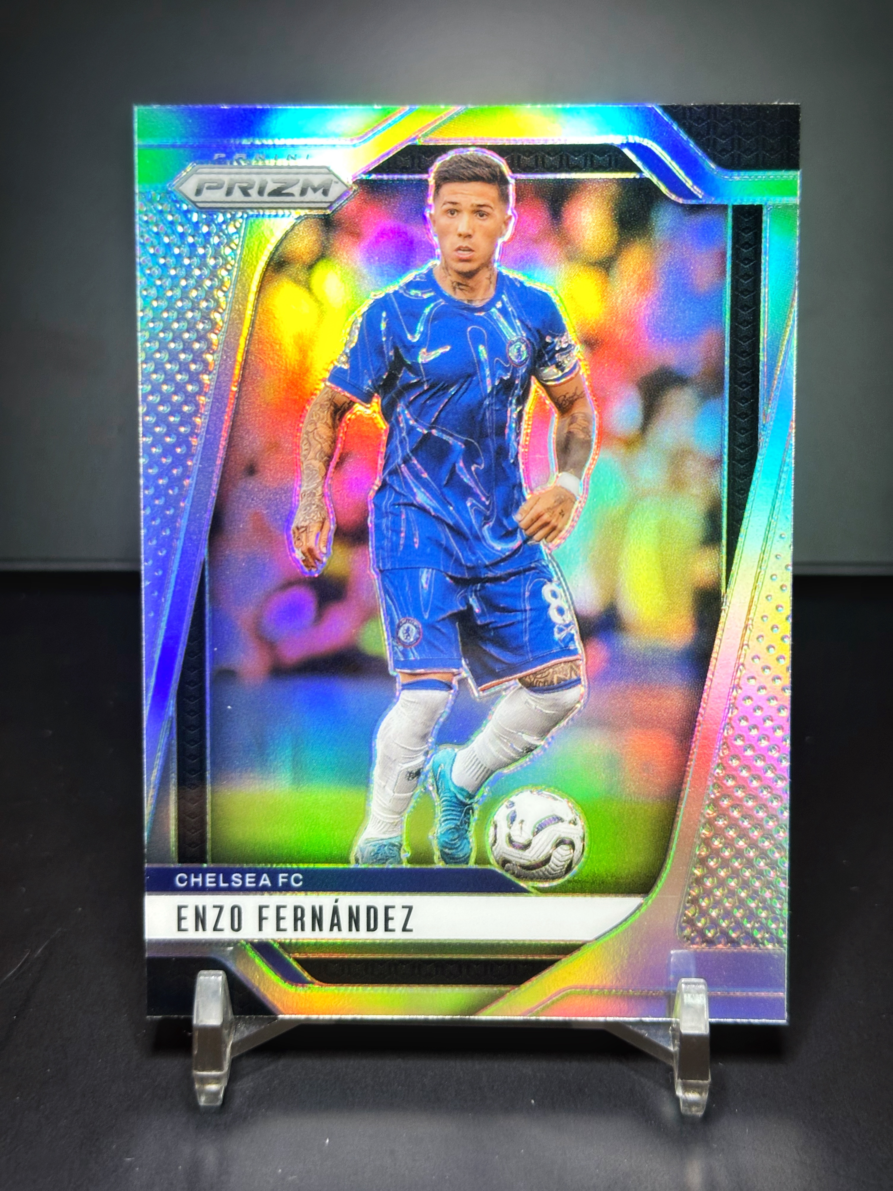2024-25 Panini Prizm Enzo Fernández 英超Prizm 恩佐 費爾南德斯 切爾西 正銀折 卡品如圖 實卡超美 收藏必備