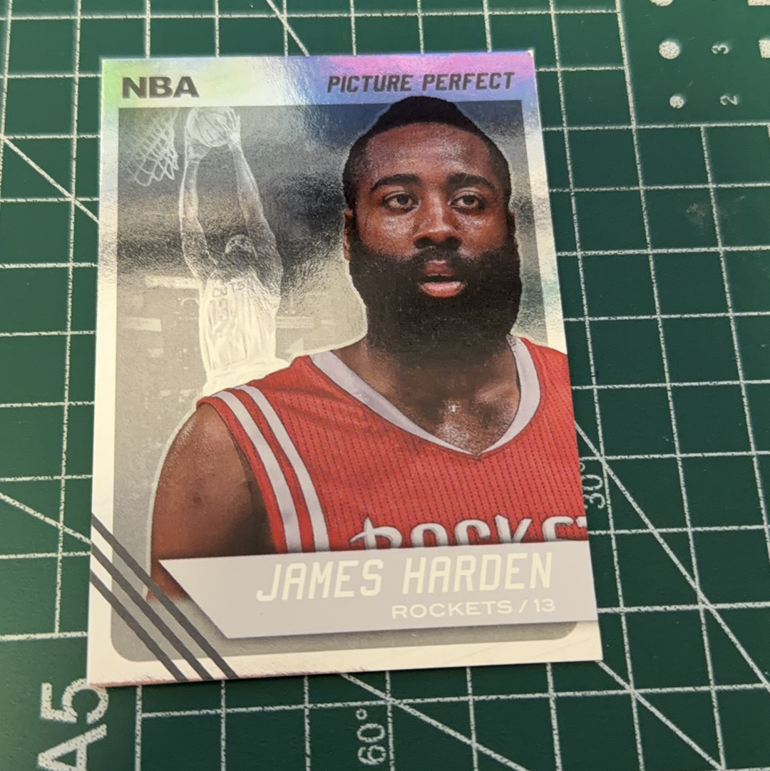 2014-15 Panini Americana James Harden S.p.a. 詹姆斯哈登 大胡子 火箭队 大头特卡 双选图 闪卡 精美选图 十年老卡 绝版卡 稀有大比例
