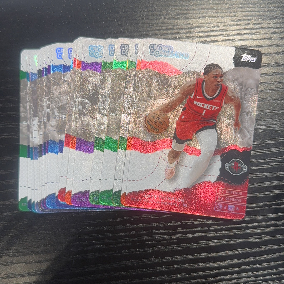 2025 Topps Match Attax Amen Thompson 【猴猴旺卡】25赛季 游戏版 阿门汤普森 三球 星众相连特卡 打包共24张 接代拍 【姜哥】