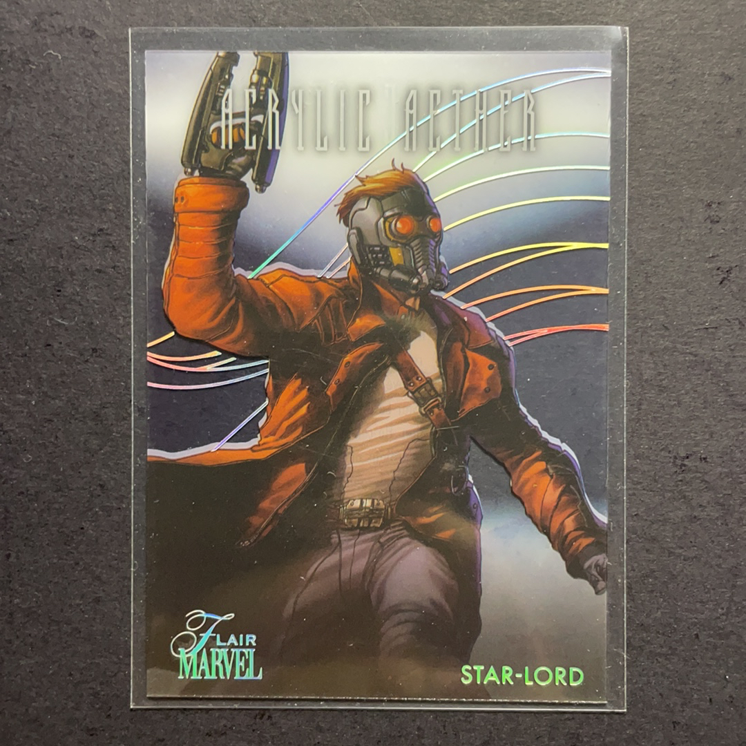 2024 Fleer Marvel (MCU) Flair天赋 星爵 透明胶片特卡 盒配插放 序号AA20 2024 漫威漫画Fleer Flair Marvel天赋绝版系列