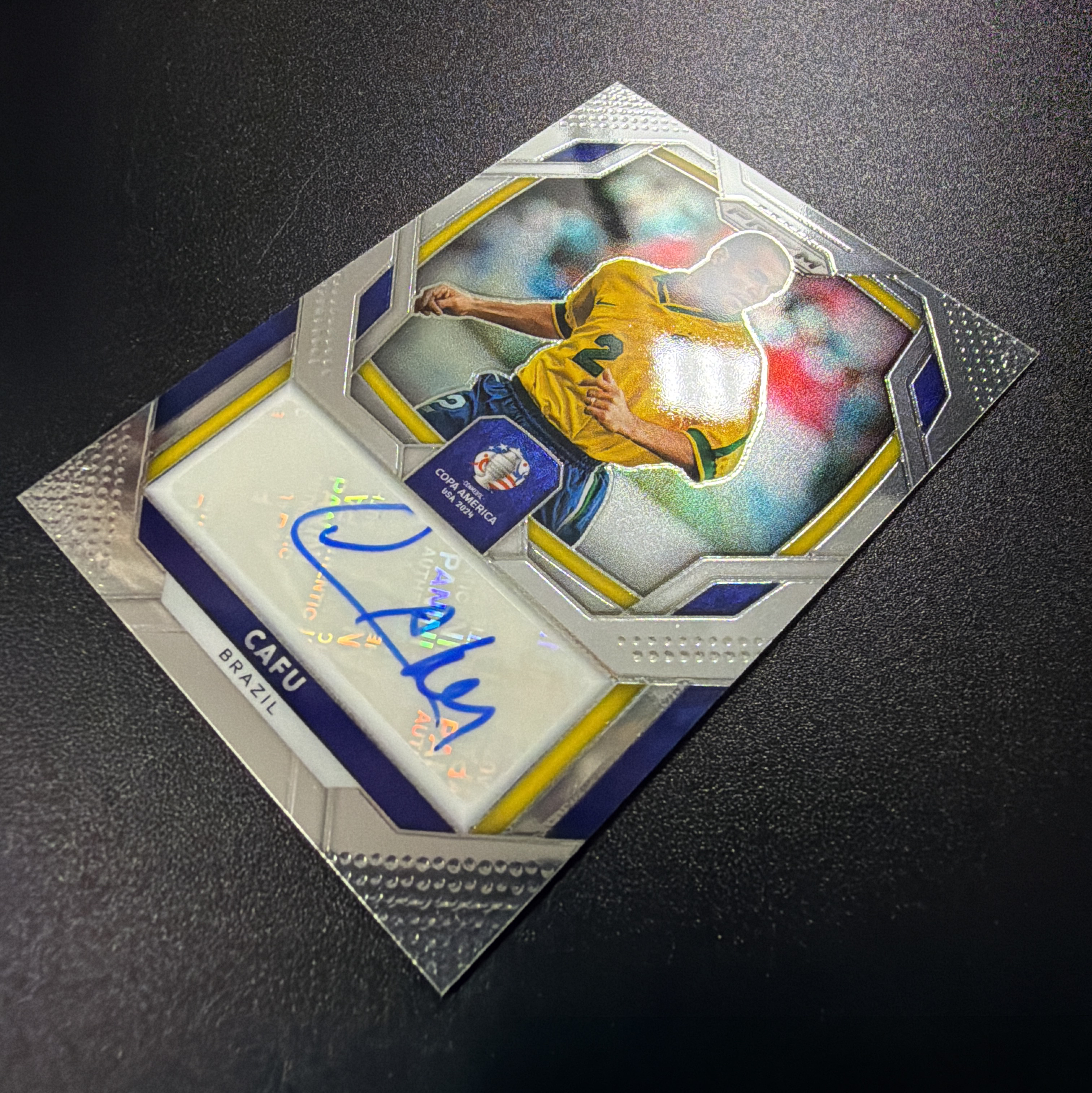 2024 Panini Prizm Cafu 【lge代卖】卡福 签字 传奇名宿 ac米兰 巴西 pz 美洲杯 收藏极佳