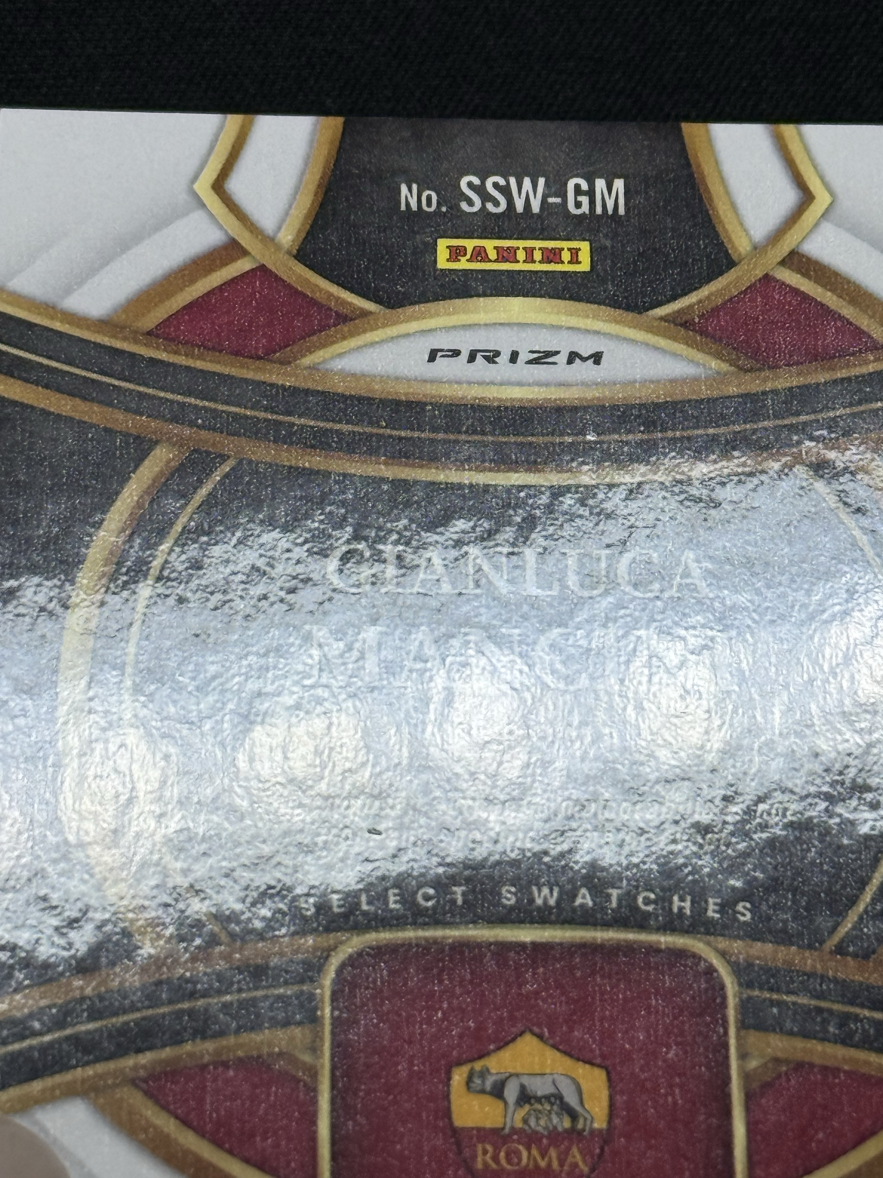 2023-24 Panini Select Gianluca Mancini 【小贝代拍】意甲 Select 罗马 曼西尼 曼奇尼 小窗 球衣物料 切割 银折 瑕疵如图 拍前看描述 H EW