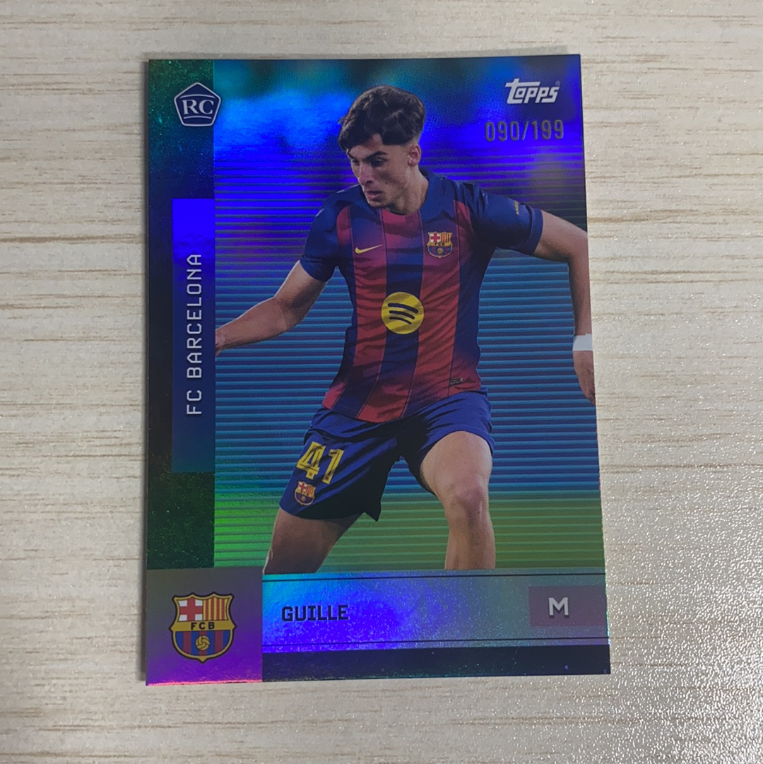 【小牛代拍】2025-26 Topps 巴萨 巴塞罗那 Team Set 队盒 Guille Fernandez RC 吉耶 费尔南德斯 新秀 199编 折射 卡品如图 收藏必备(一哥)