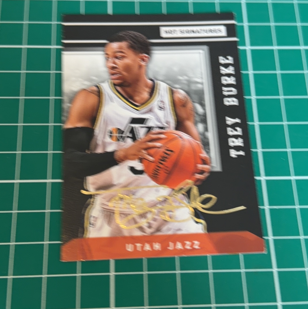 2014-15 Panini Americana Trey Burke S.p.a.特雷伯克 金签卡 签名 签字 烫金印签 十年老卡 绝版卡 稀有大比例