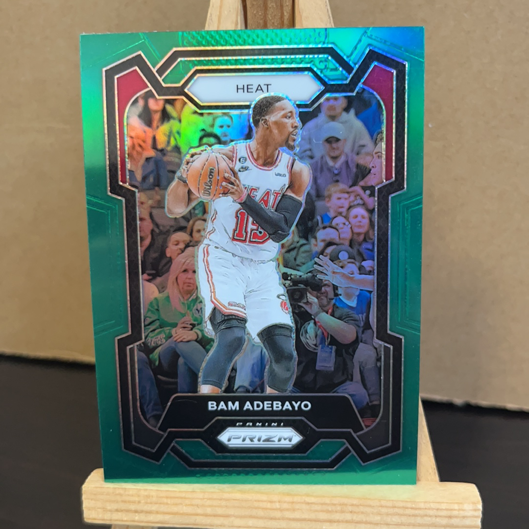 2023-24 Panini Prizm Bam Adebayo 巴姆 阿德巴约 热火 绿折 pz 折射 prizm系列 卡品如图 值得收藏 凑套必备!免费代卖!