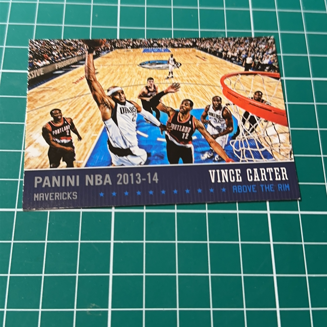 2013-14 Panini Americana Vince Carter S.p.a. 文斯卡特 加拿大飞人 扣篮王 横版特卡 篮圈 扣篮 十年老卡 绝版卡 稀有大比例