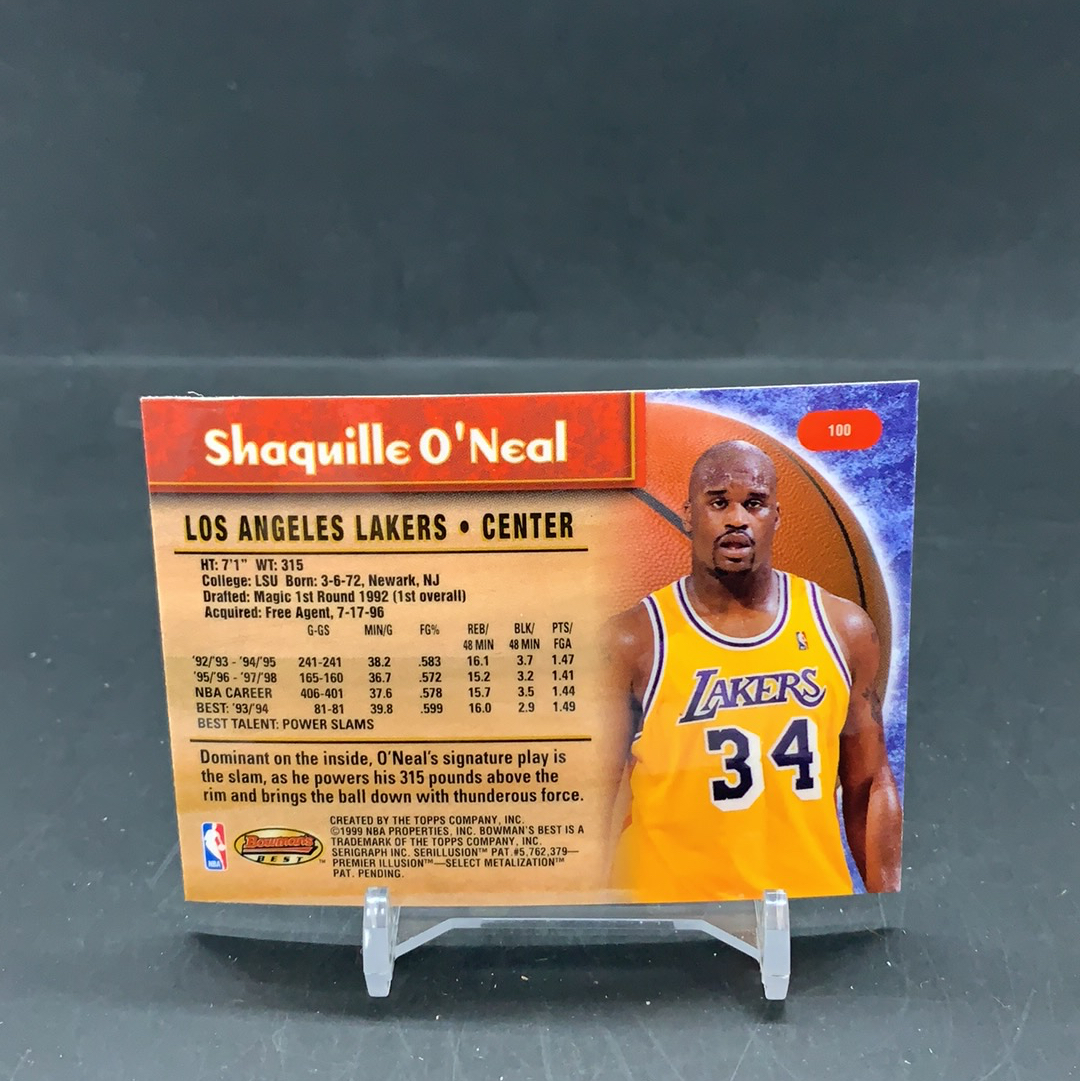 【DC拍卖】11.20. 001 BOWMAN'S BEST 名人堂名宿 湖人王朝核心领袖 历史第一中锋 大鲨鱼 沙奎尔 奥尼尔