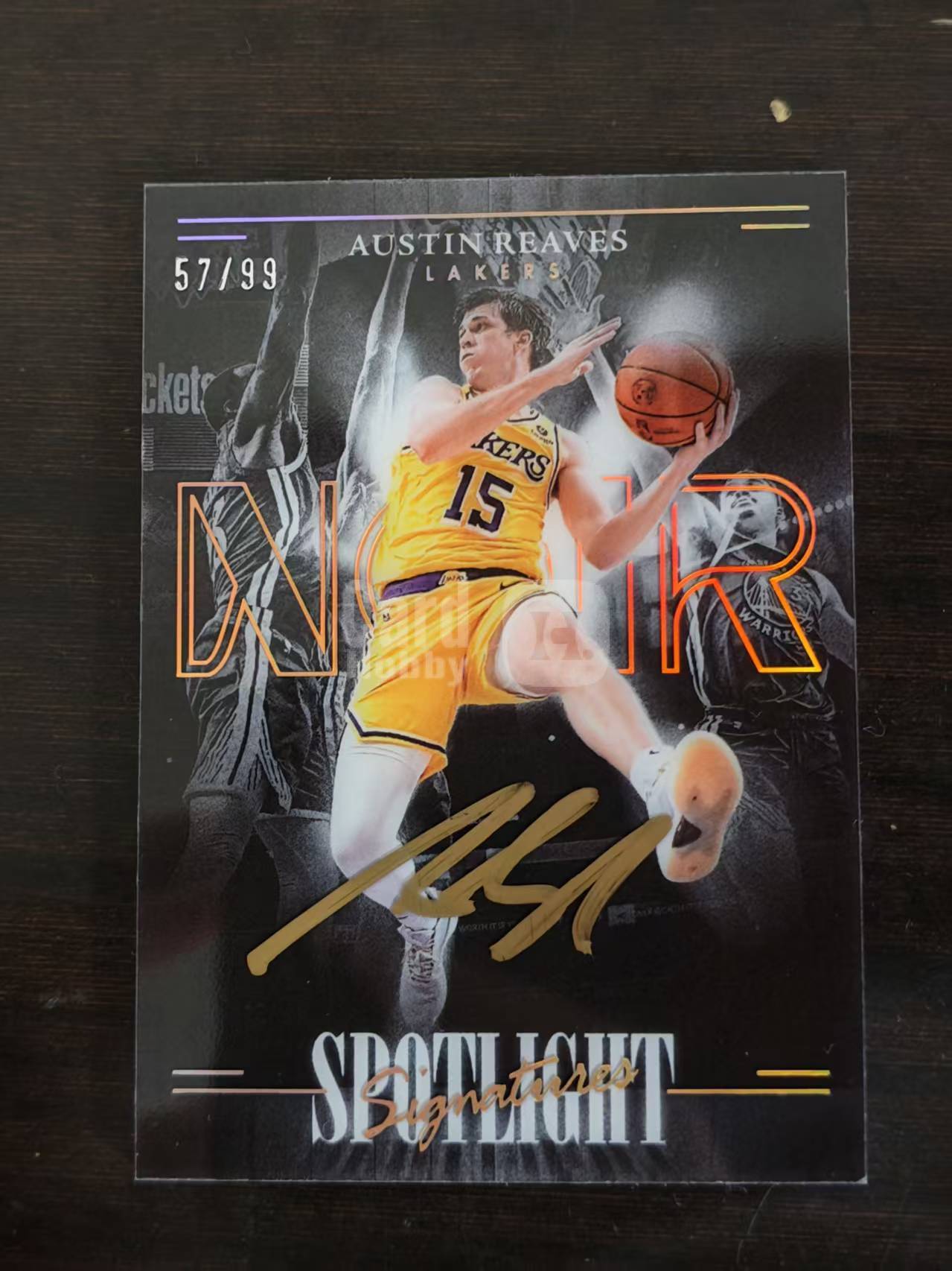 2023-24 Panini Noir Austin Reaves 【肥猫代卖】Z05N 诺尔 湖人 奥斯汀 里弗斯 里夫斯 签字 卡签 聚光灯 金笔 99编