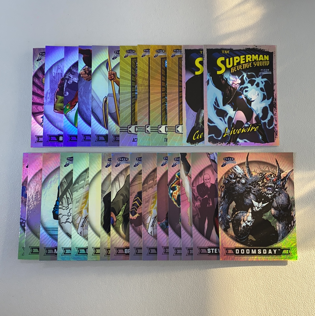 【弈卡代拍】2025 Upper Deck 漫威 fleer DC Superman DC超人系列 超人特卡 普卡 base 银折 折射 紫折 打包 不齐 品相如图 凑套必备 无理