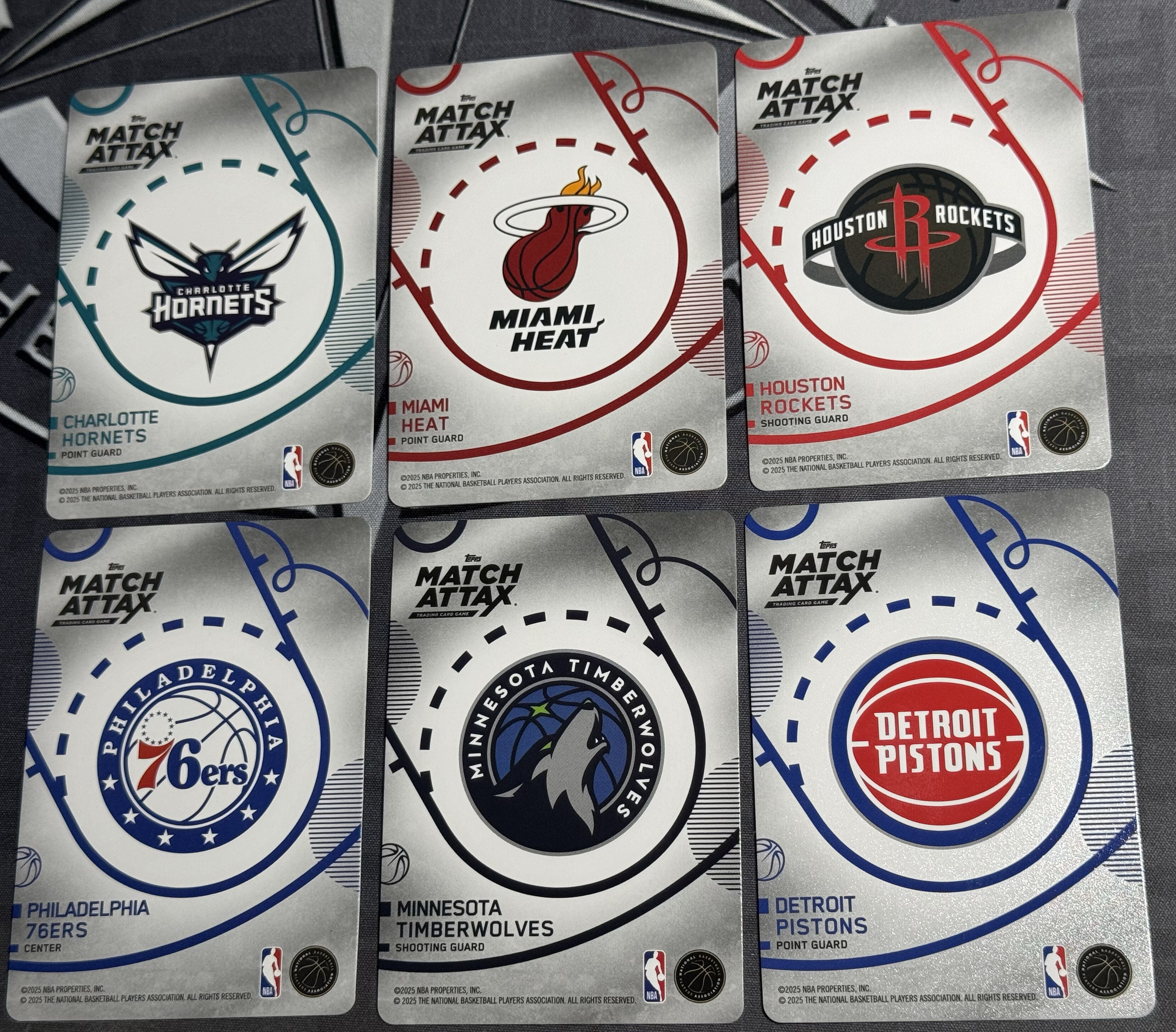 2025 Topps Match Attax NBA 篮球 游戏版 卡游 Player Of The Game 特卡 CC 爱德华兹 恩比德 格林 三球 希罗 6张打包 卡品不保 瑕疵如图 XW