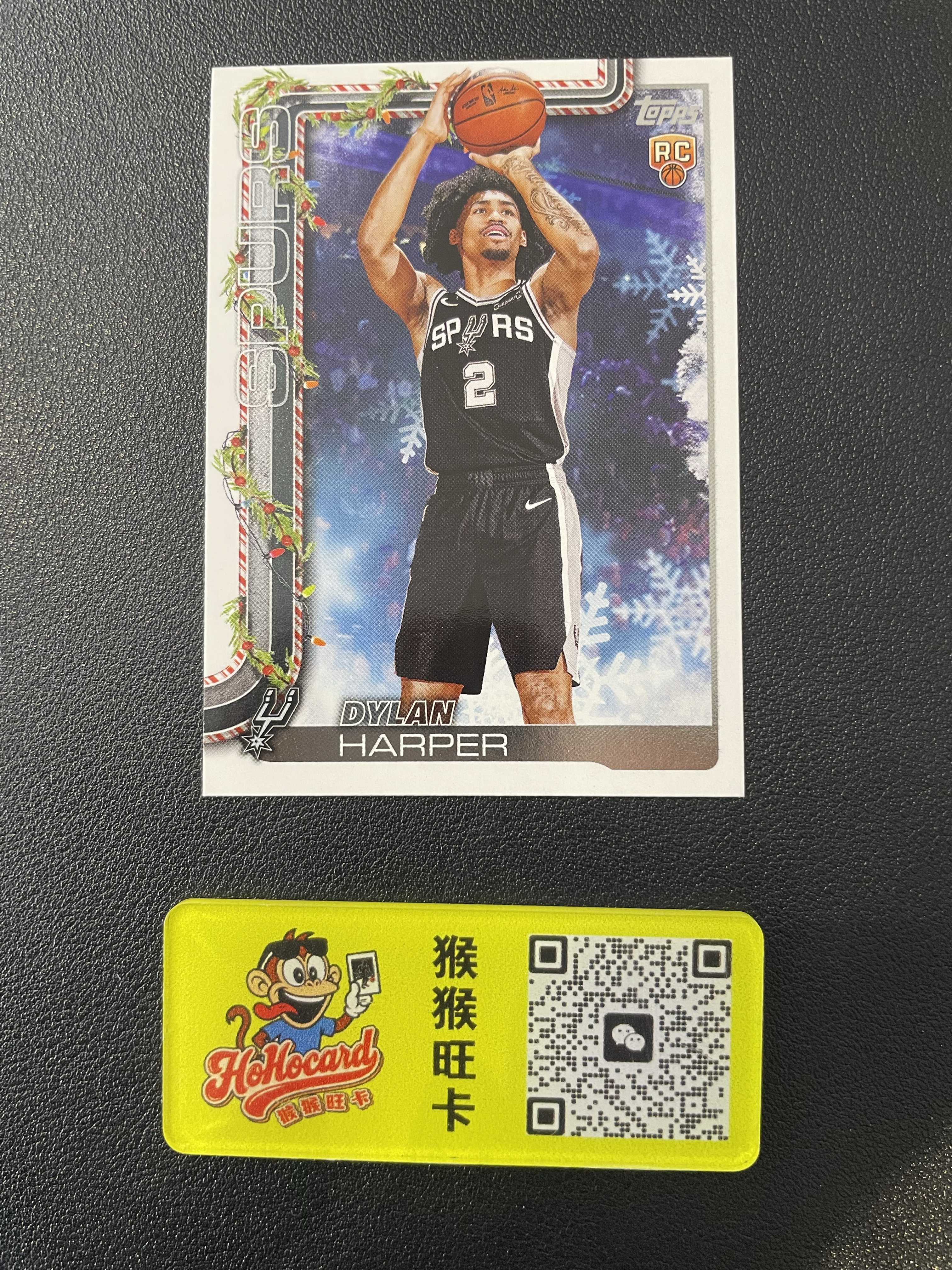 2025 Topps Flagship holiday Dylan Harper RC 【猴猴旺卡】马刺 迪伦 哈珀 新秀 普卡 卡品如图 接代拍 26a【herry】
