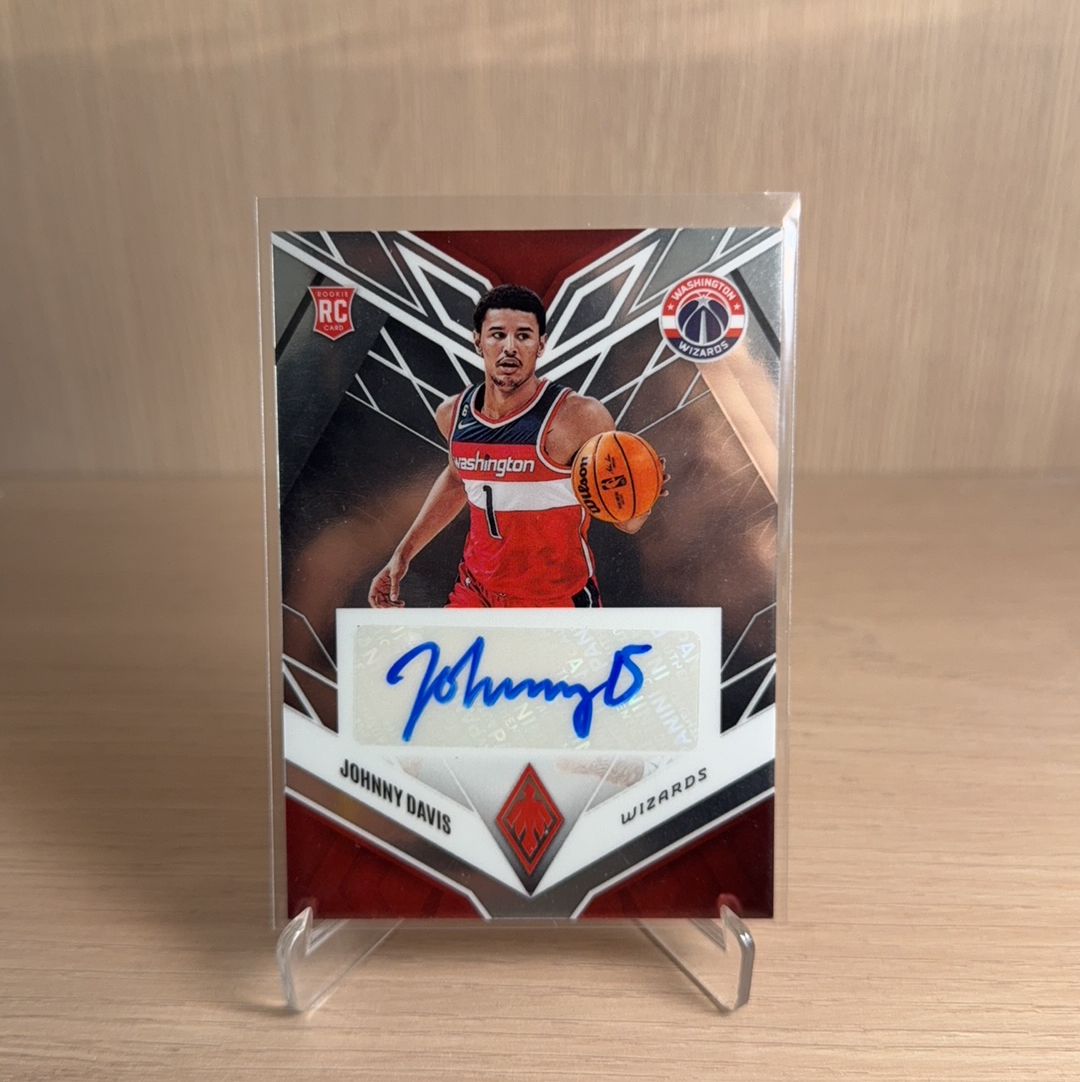 2023-24 Panini phoenix Johnny Davis RC 奇才 新秀 RC 约翰 戴维斯 签字 贴签 /99编 特卡 折射 带编 凤凰 卡品如图 值得收藏!!【免费代卖】