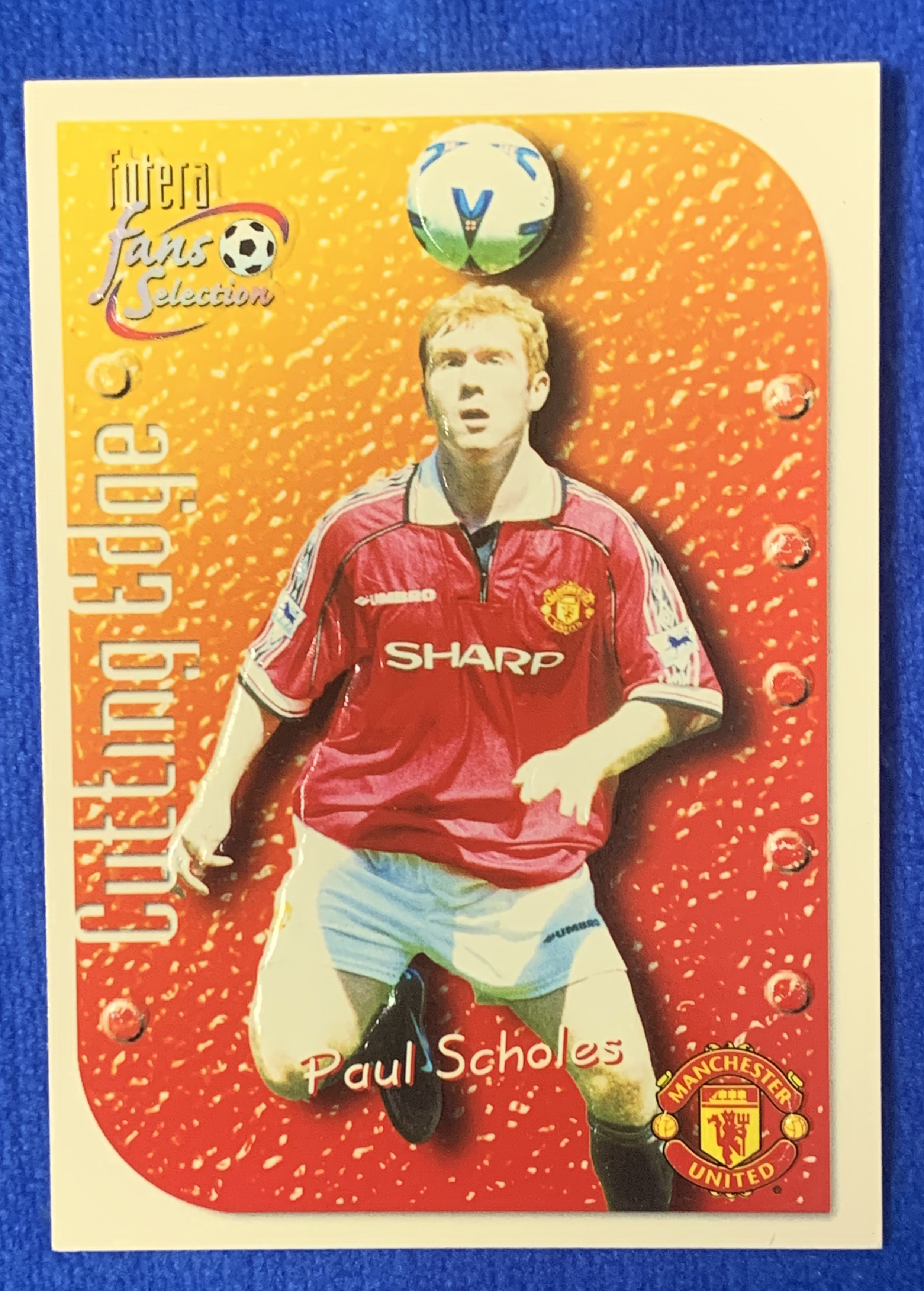 1999 Futera Manchester United Paul Scholes 福特拉 曼联 斯科尔斯 92班 三冠王 英格兰国脚England 经典老卡 近乎绝版 不保卡品 ebay有价