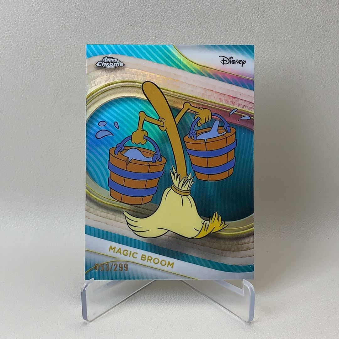 【弈卡代拍】2025 Topps Disney chrome 迪士尼 TC 青折 折射 Magic Broom 魔法扫把 053/299编 品相如图 凑套必备 Mito