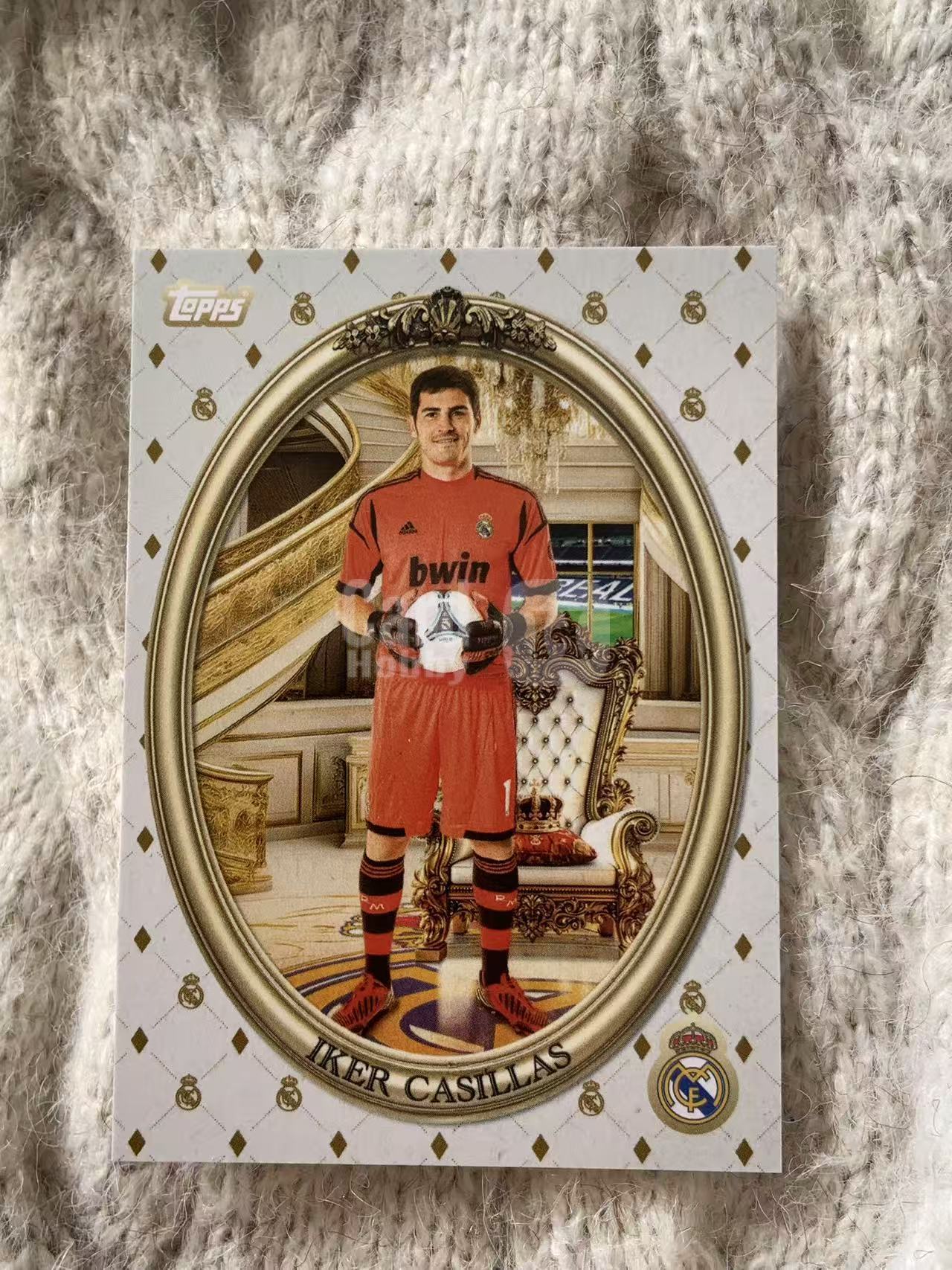 2024 Topps 皇马队盒皇家肖像 Iker Casillas 伊克尔・卡西利亚斯 - 皇马传奇门神,西班牙世界杯欧洲杯双冠队长,欧冠冠军功勋,凑套必备