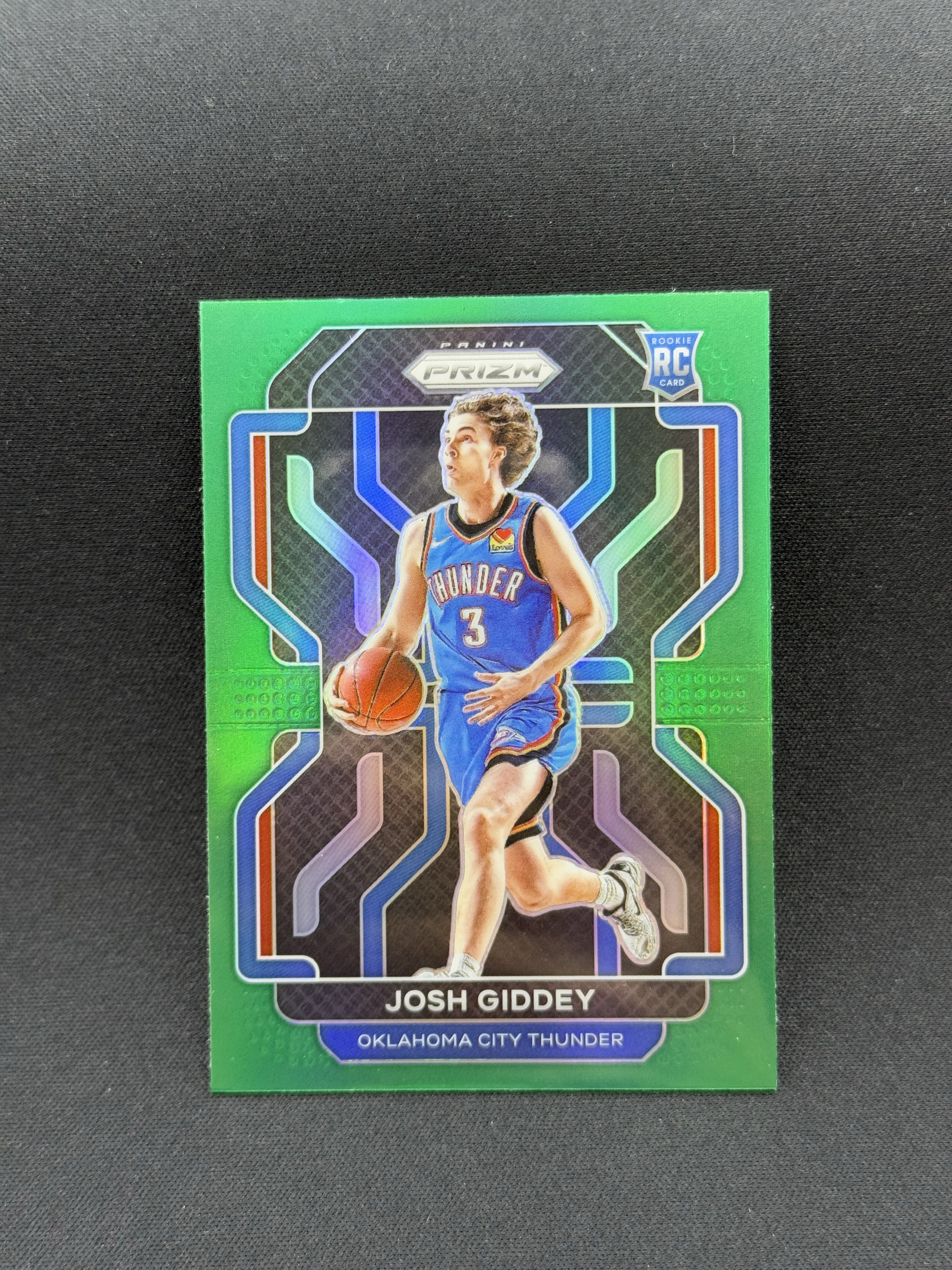 2021-22 Panini Prizm Josh Giddey RC 【小贝代拍】NBA Pz 雷霆 新秀 约什 吉迪 绿折 卡品如图 拍前看描述 XNP