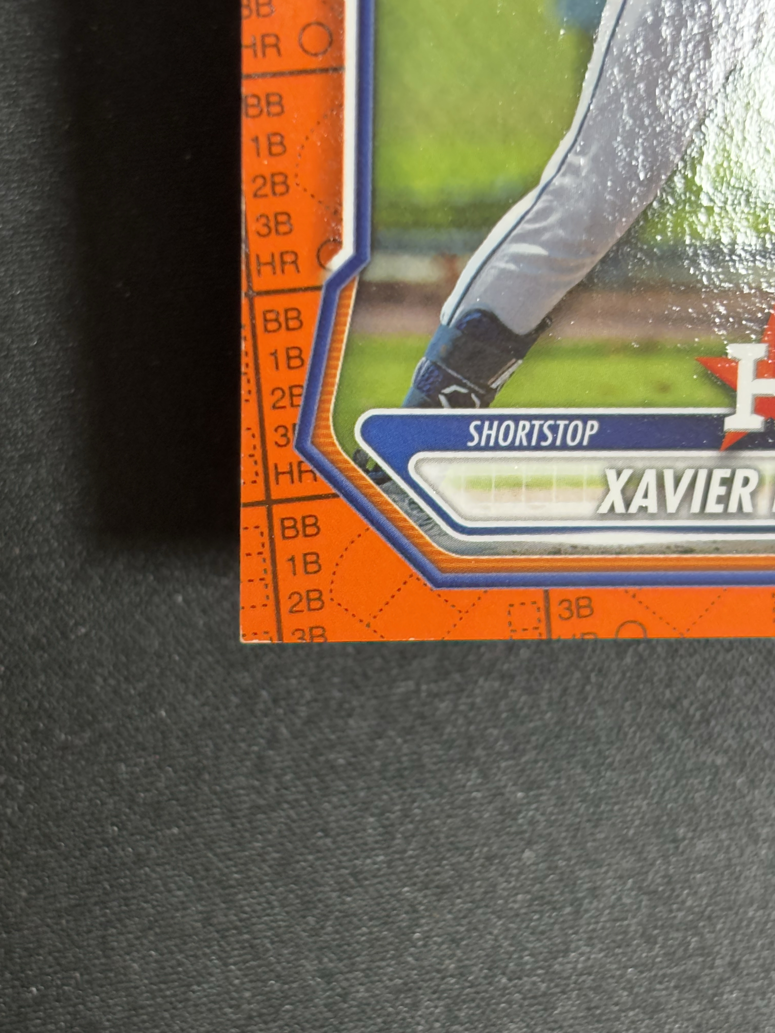 2026 Topps Bowman Xavier Neyens 棒球 MLB休斯顿太空人 泽维尔 内恩斯 橙折 17/25编 卡品如图 - 红豆