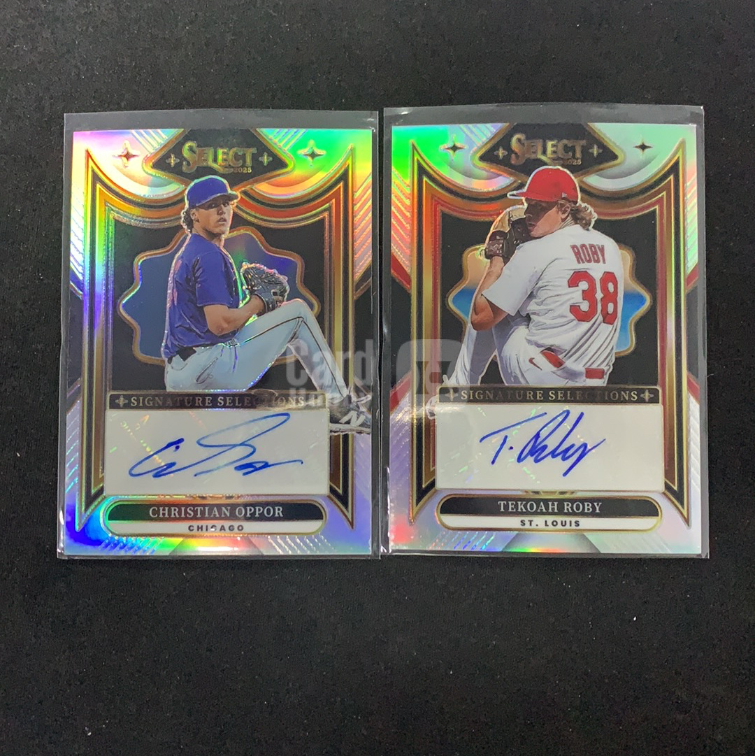 2024 Panini Select Tekoah roby 【SC拍卖】SE 棒球 罗比 奥波尔 签字 lot 收藏必备(clf老板)