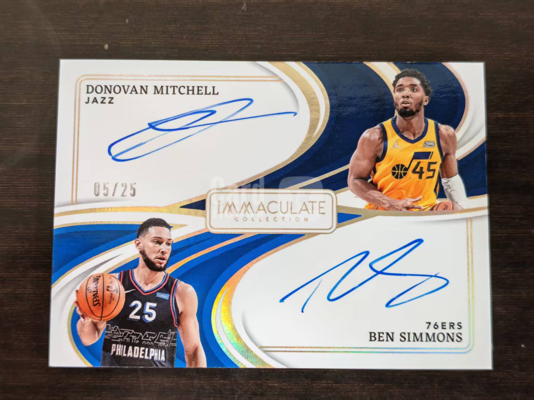2023-24 Panini Immaculate Ben Simmons/Donovan Mitchell 【肥猫代卖】Z05N 爱咪咪 多诺万 米切尔 本西蒙斯 双人签 卡签 签字 25编