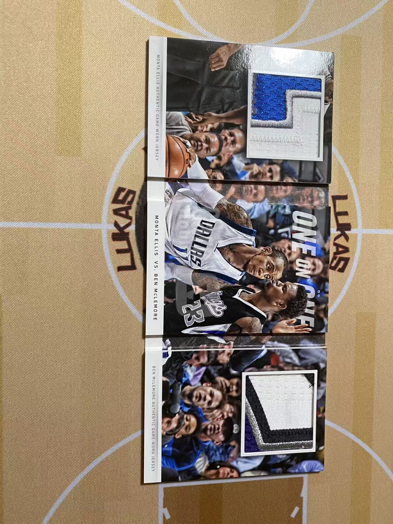 2014-15 Panini Preferred Ben McLemore/Monta Ellis 撸卡厮 Lukas 小书 对决 本麦克勒莫 蒙泰 爱丽丝 25编 patch 13/25(drea)