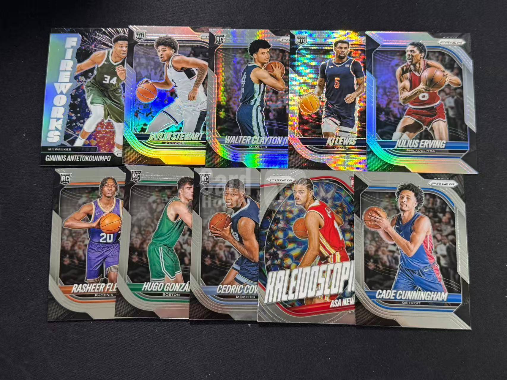 【梦卡拍卖】2025-26 Panini Prizm 一图打包 欧文 考沃德 字母哥 CC 阿萨 特卡 银折 #DD# A99