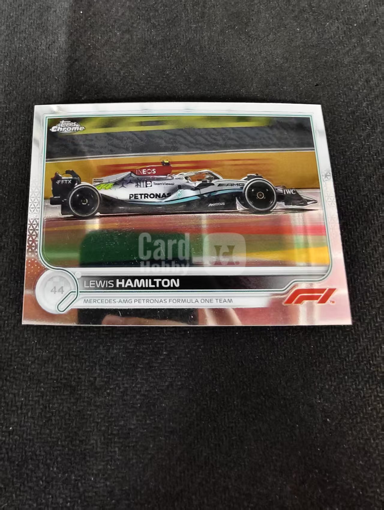 2022 Topps Chrome F1 Lewis Hamilton 刘易斯 汉密尔顿 AMG梅赛德斯奔驰 划痕 边角瑕疵 #111