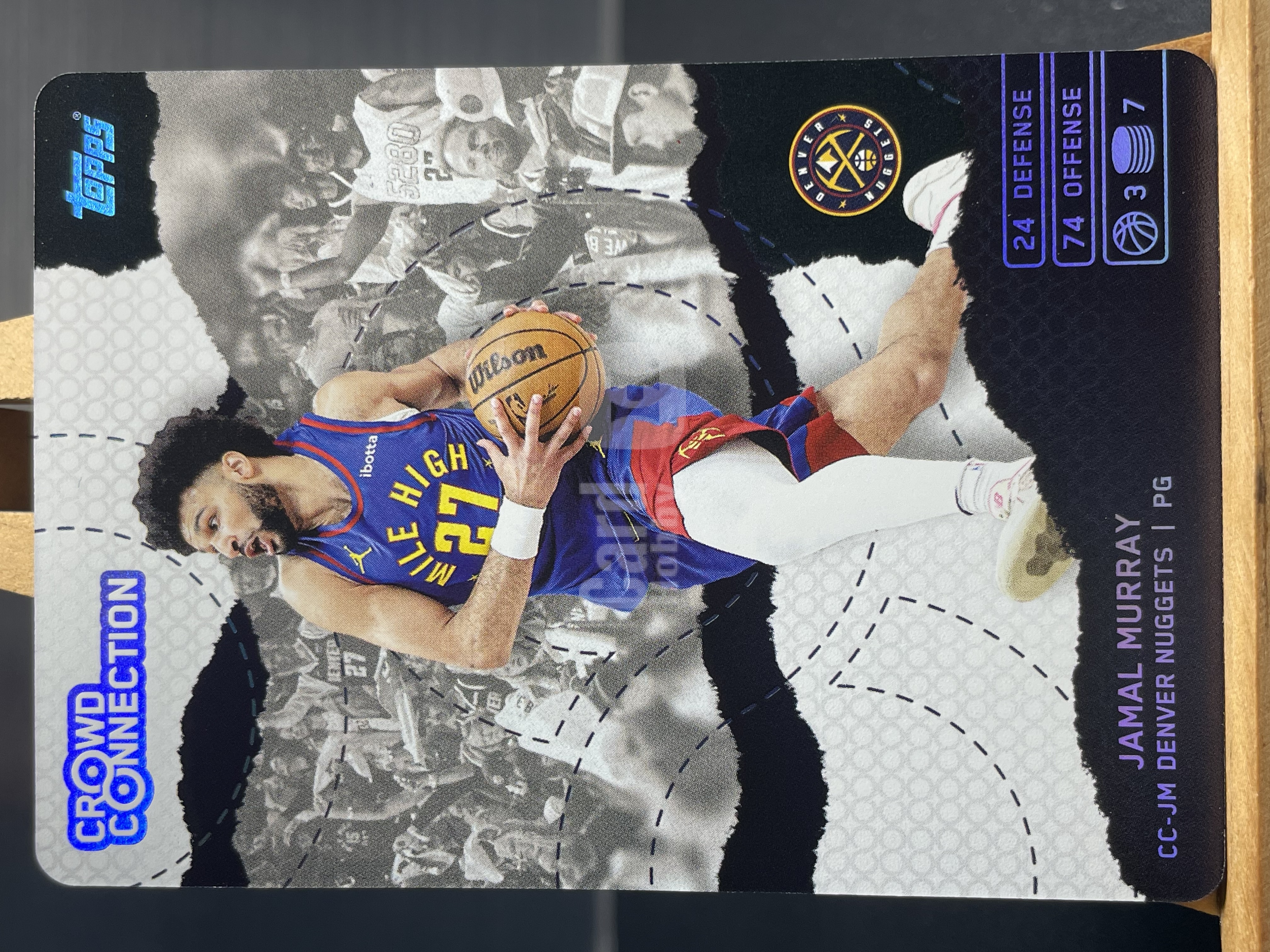 (T3) 2025 TOPPS 折射 贾马尔 穆雷 掘金 实卡好看 收藏凑套必备 卡品如图!!!
