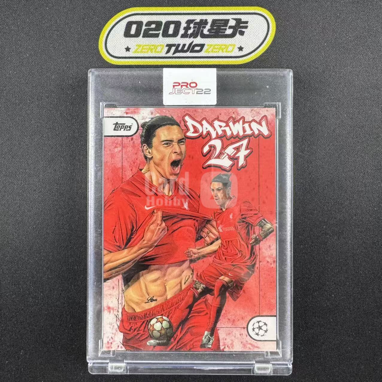 2022 Topps Project 22 Darwin Nunez 艺术家联名油画 努涅斯 漫画 原封砖 利物浦 乌拉圭(OSORA)