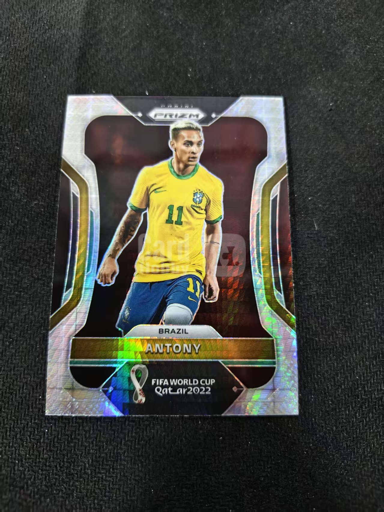 【可合并,不累计】 2022 Panini Prizm ANTONY 巴西 阿贾克斯 曼联 安东尼 PZ 卡塔尔世界杯 hyper折 划痕 边角瑕疵 #26