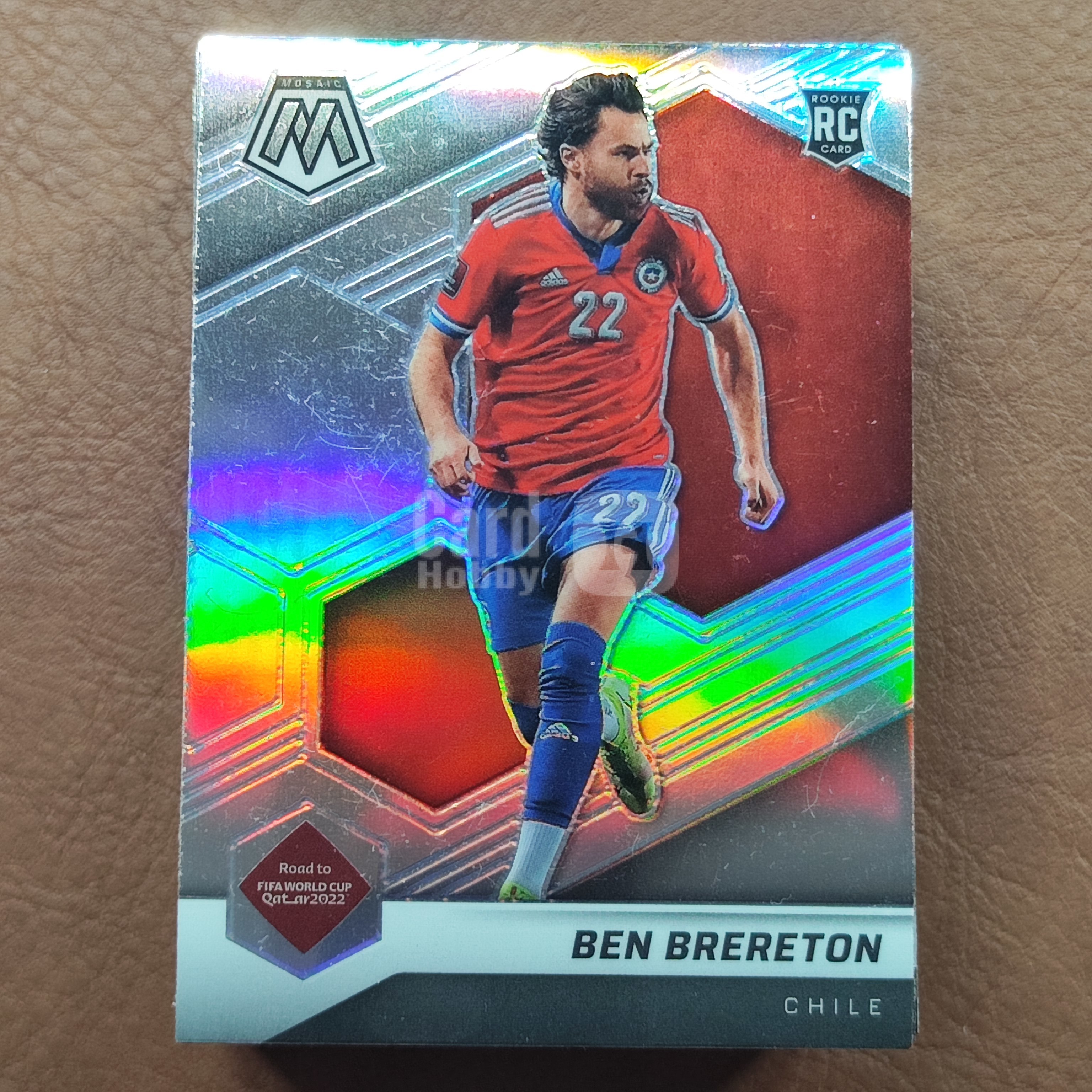 2022 【YM拍卖-代卖/回收】 panini 折射 Ben Brereton 本 布雷雷顿 智利 RC新秀  世界杯马赛克  银折 Y0208