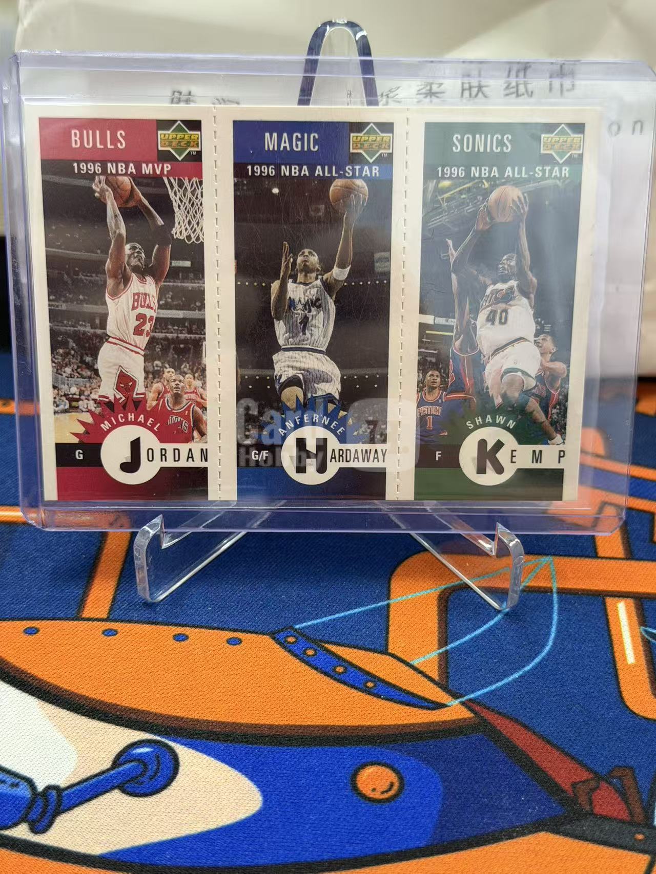 1996-97 Upper Deck Collector's Choice Anfernee Hardaway 乔丹/哈达威/坎普 三连迷你特卡 卡固官方代卖 Gordon