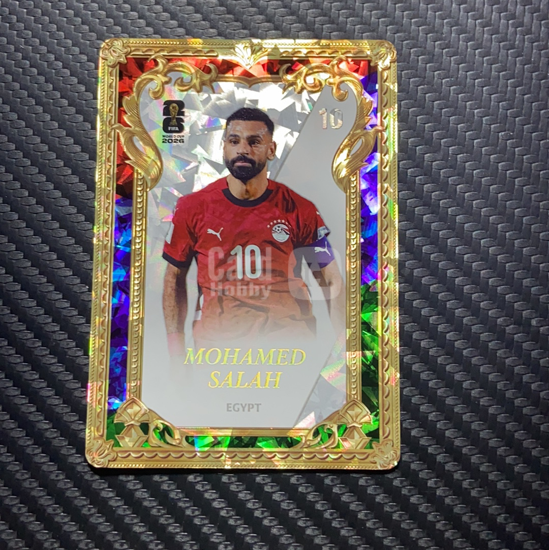 【小牛代拍】2026 Panini 卡游 FIFA World Cup Mohamed Salah 卡游 世界杯 埃及 萨拉赫 铭金卡 卡品如图(阿里嘎多)