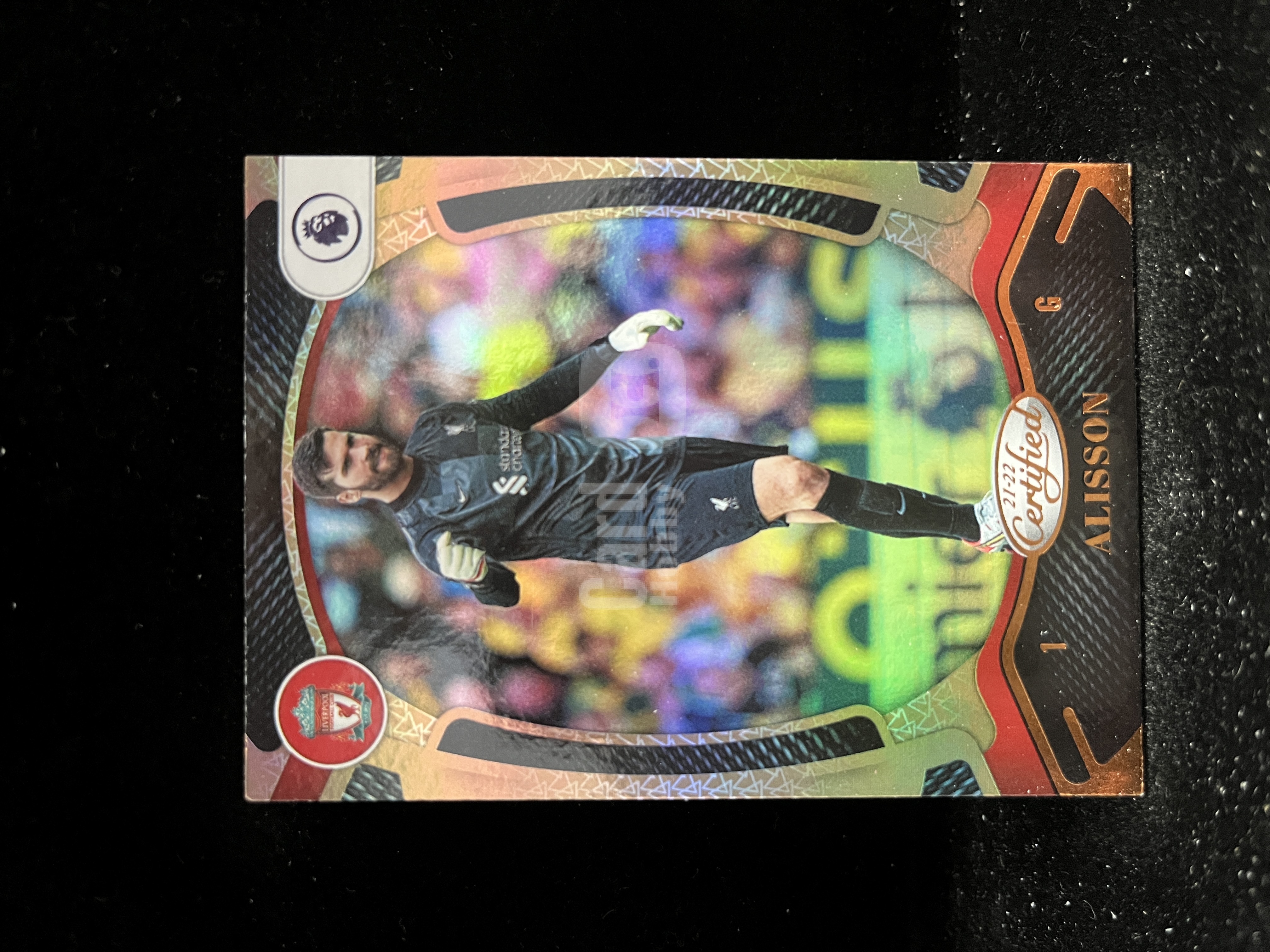 免费代拍 2021 Panini Certified 英超 阿利松 Alisson 折射 卡品如图#I933