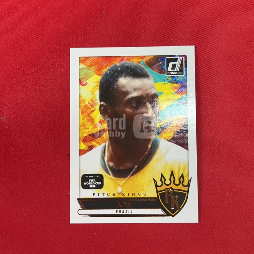 【四喜代拍】2025-26 Panini Donruss 世界杯 杜蕾斯 PELE 贝利 球王 巴西 3 油画特卡 卡品如图(polo)