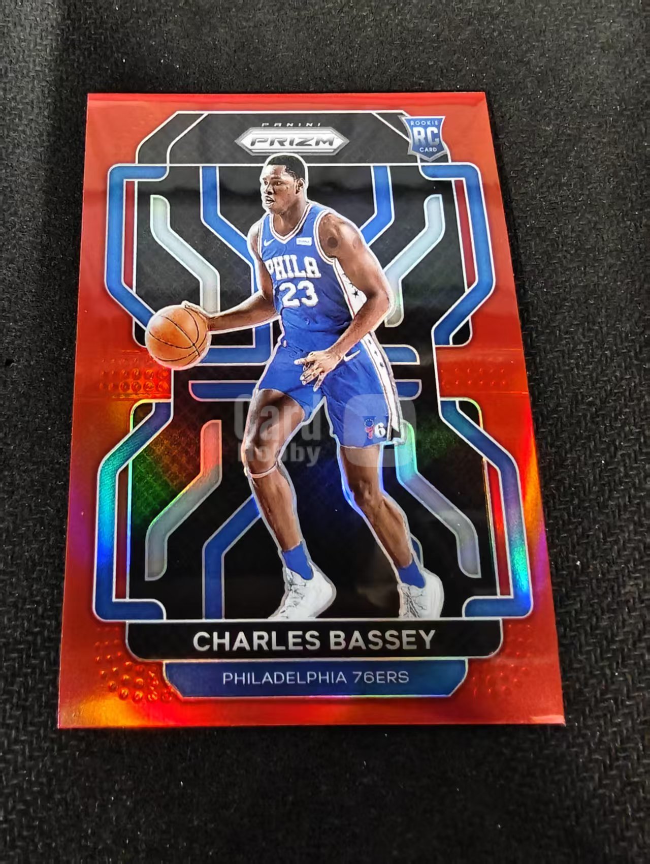 2021-22 Panini Prizm Charles Bassey RC 76人 查尔斯 巴锡 新秀 红折 299编 瑕疵如图