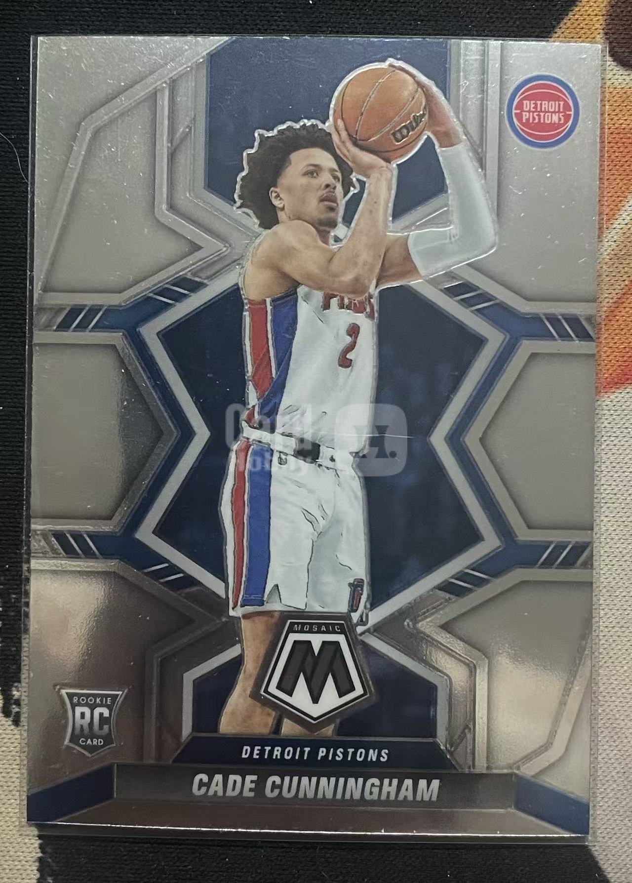 2021-22 Panini Mosaic Cade Cunningham 凯德·康宁汉姆 坎宁安 cc 活塞 rc 新秀年 马赛克 base 状元秀 值得收藏(猴子卡社)