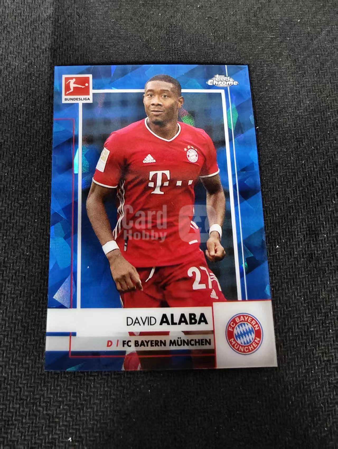 【可合并,不累计】2021 Topps Chrome David Alaba 德甲 拜仁慕尼黑 阿拉巴 蓝宝石 蓝碎冰 #79 不保卡品 介意勿拍