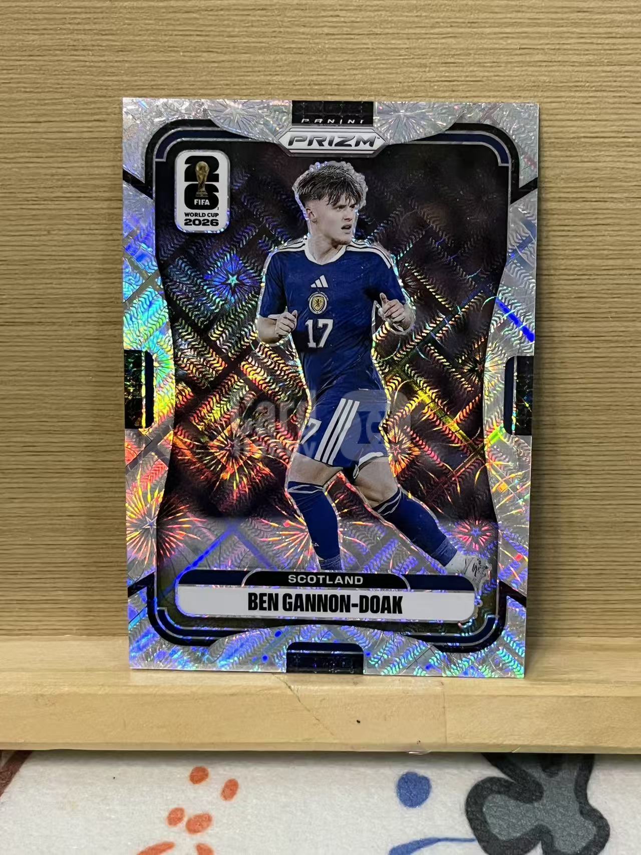 2026 Panini World Cup Prizm ben gannou doak 本 多克 苏格兰 烟花折 银折 世界杯 实卡精美 卡品如图 LA-1