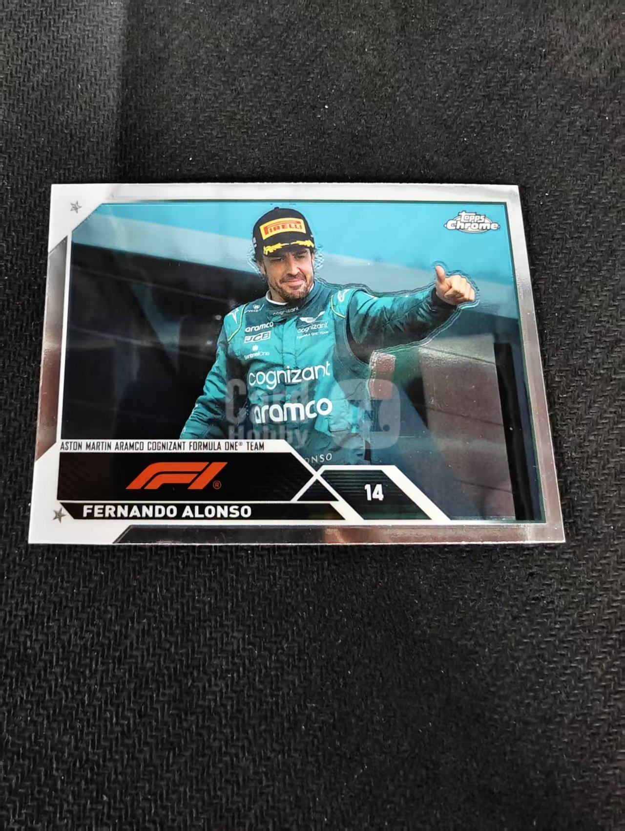 2023 Topps Chrome F1 Fernando Alonso 费尔南多 阿隆索 划痕 边角瑕疵 #33